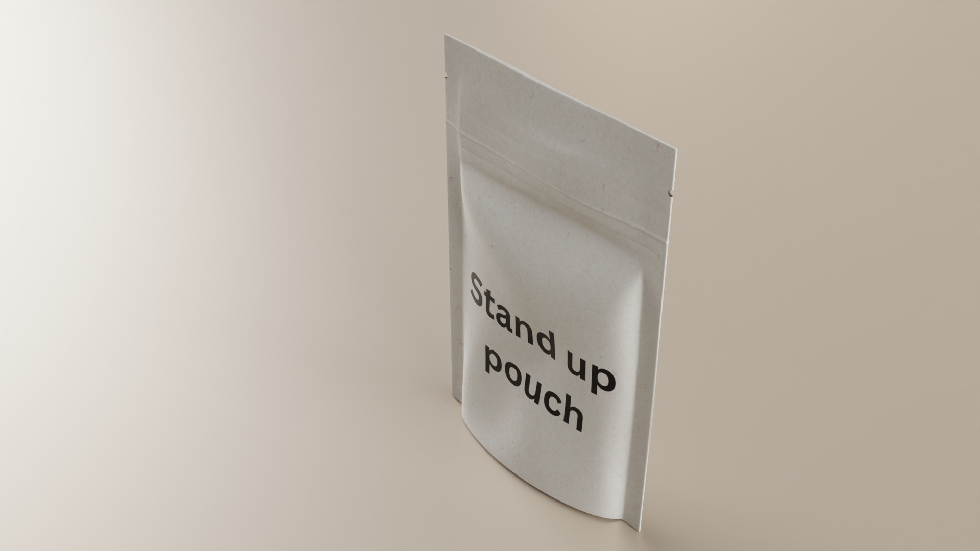 Stand up pouch 3D model_2