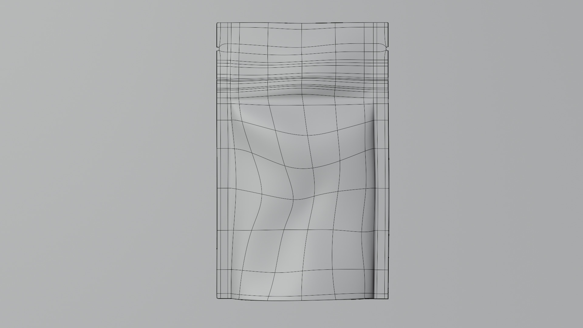 Stand up pouch 3D model_5