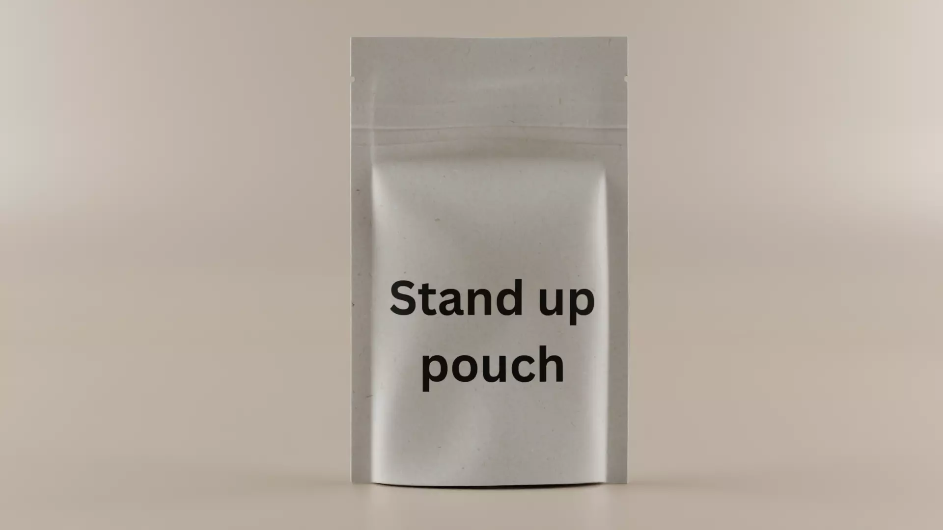 Stand up pouch 3D model_0