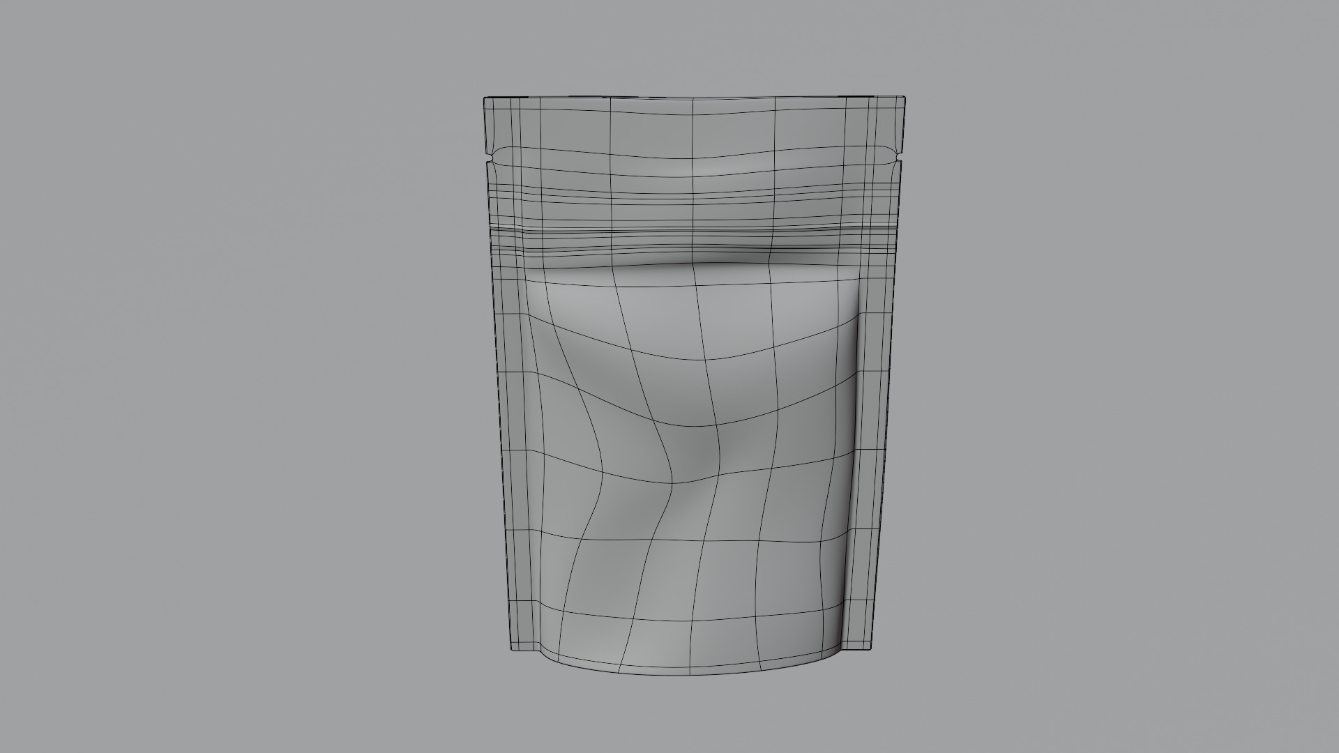 Stand up pouch 3D model_6