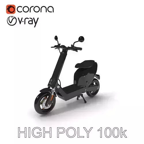 Modern Electric Scooter D Model Pack