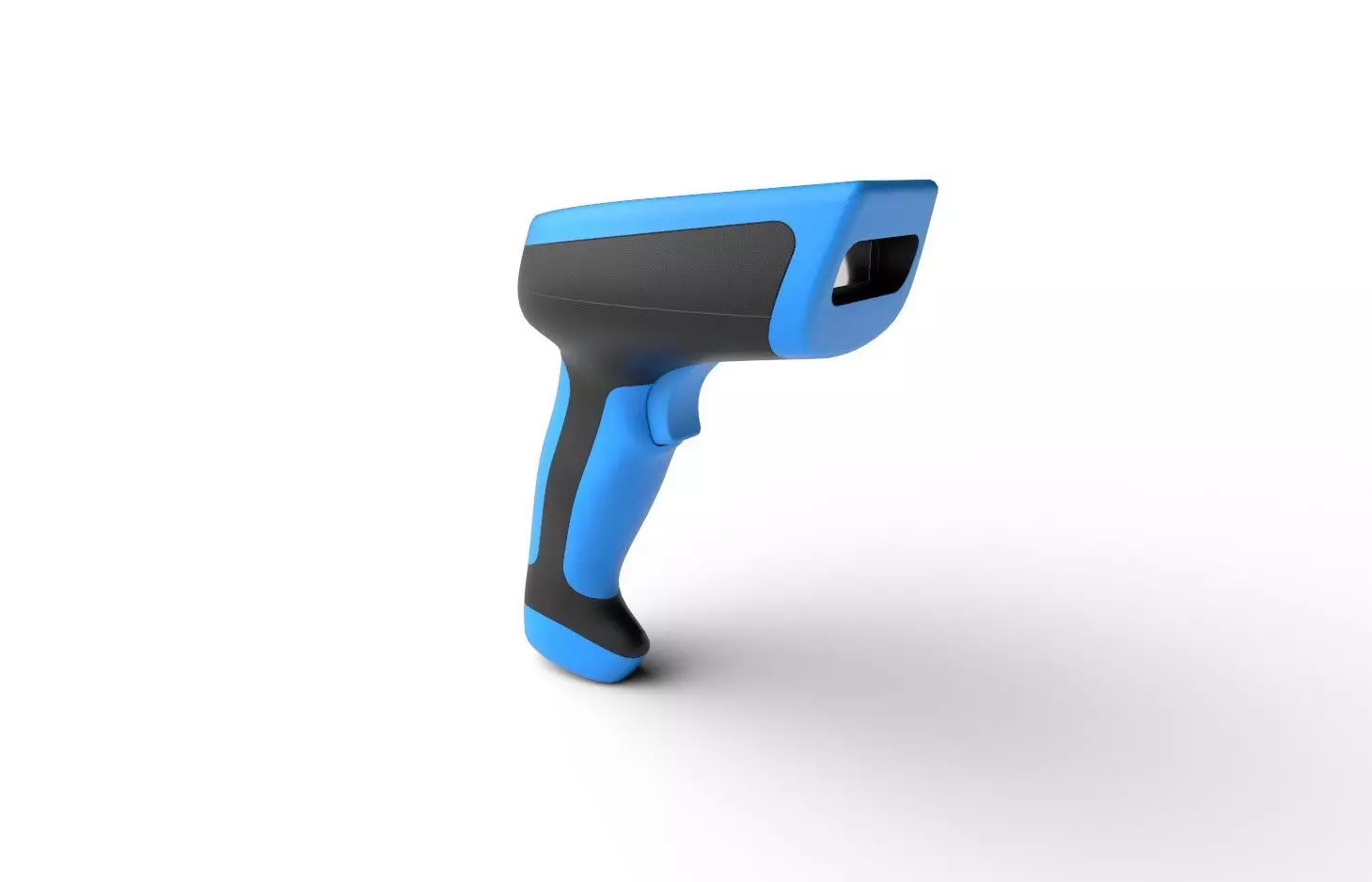 Barcode Scanner M02 Low-poly 3D model_0
