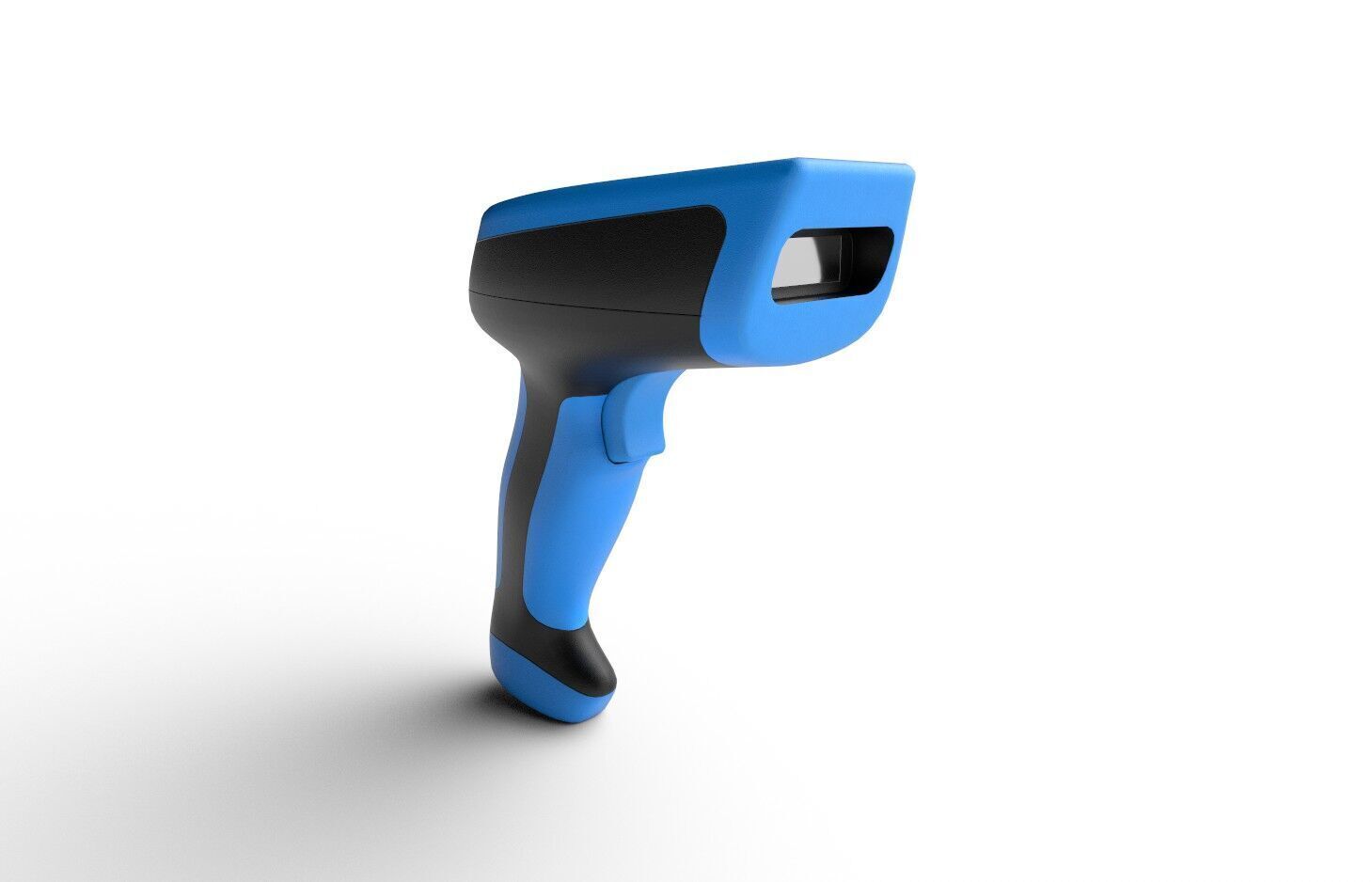 Barcode Scanner M02 Low-poly 3D model_3
