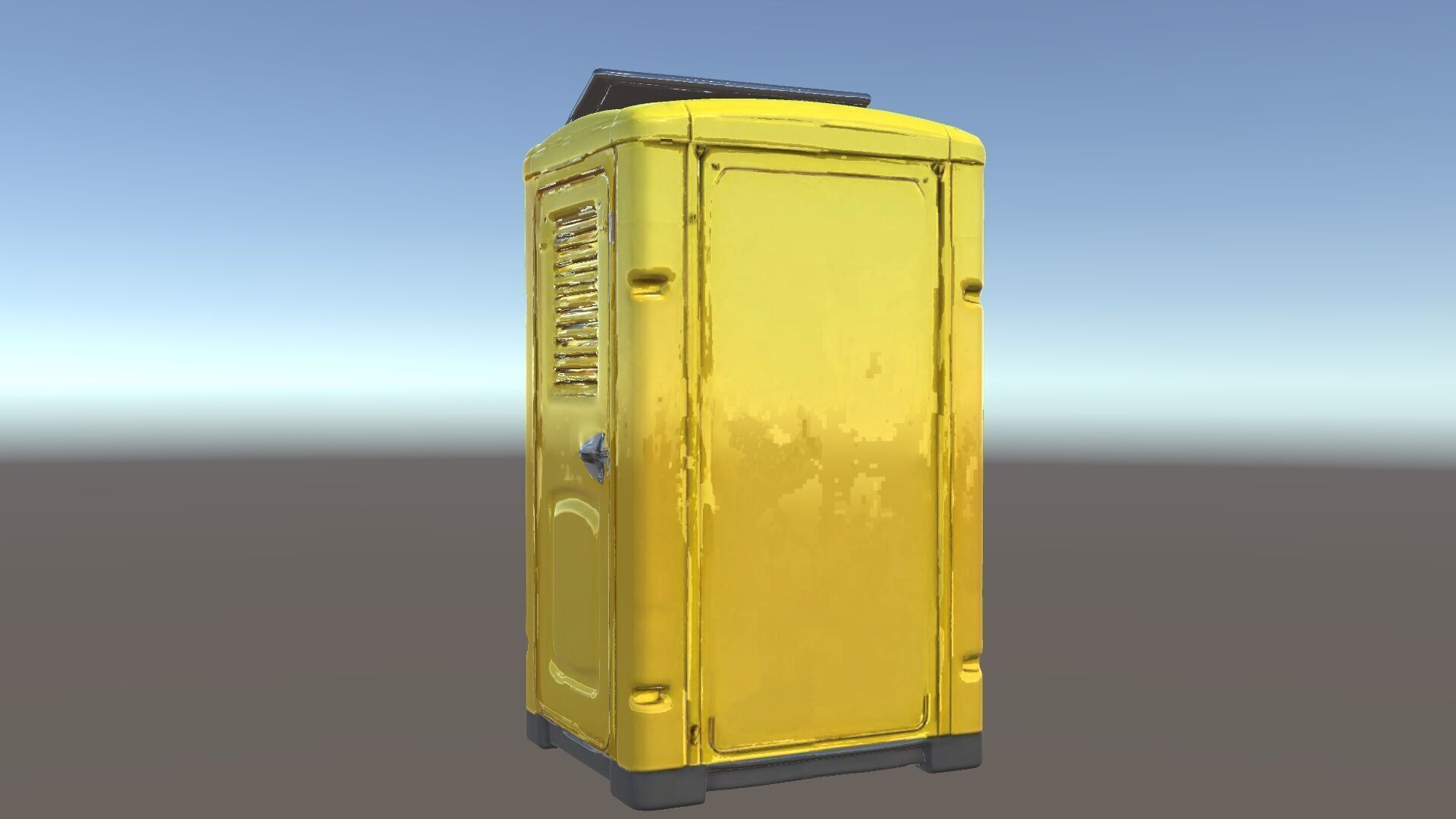 Portable Toilet D Model Pack  Realistic Detail Levels Low-poly 3D model_5