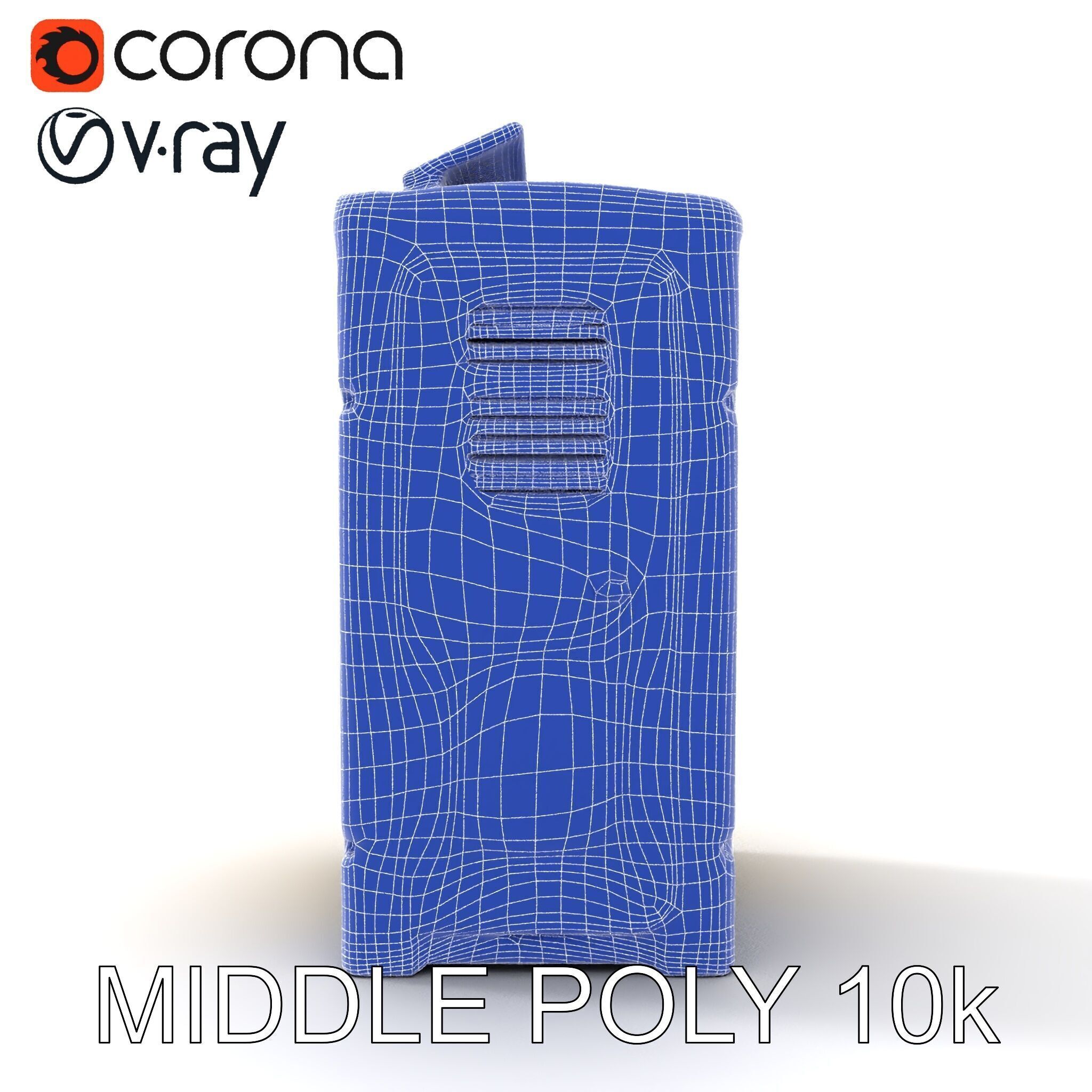 Portable Toilet D Model Pack  Realistic Detail Levels Low-poly 3D model_17