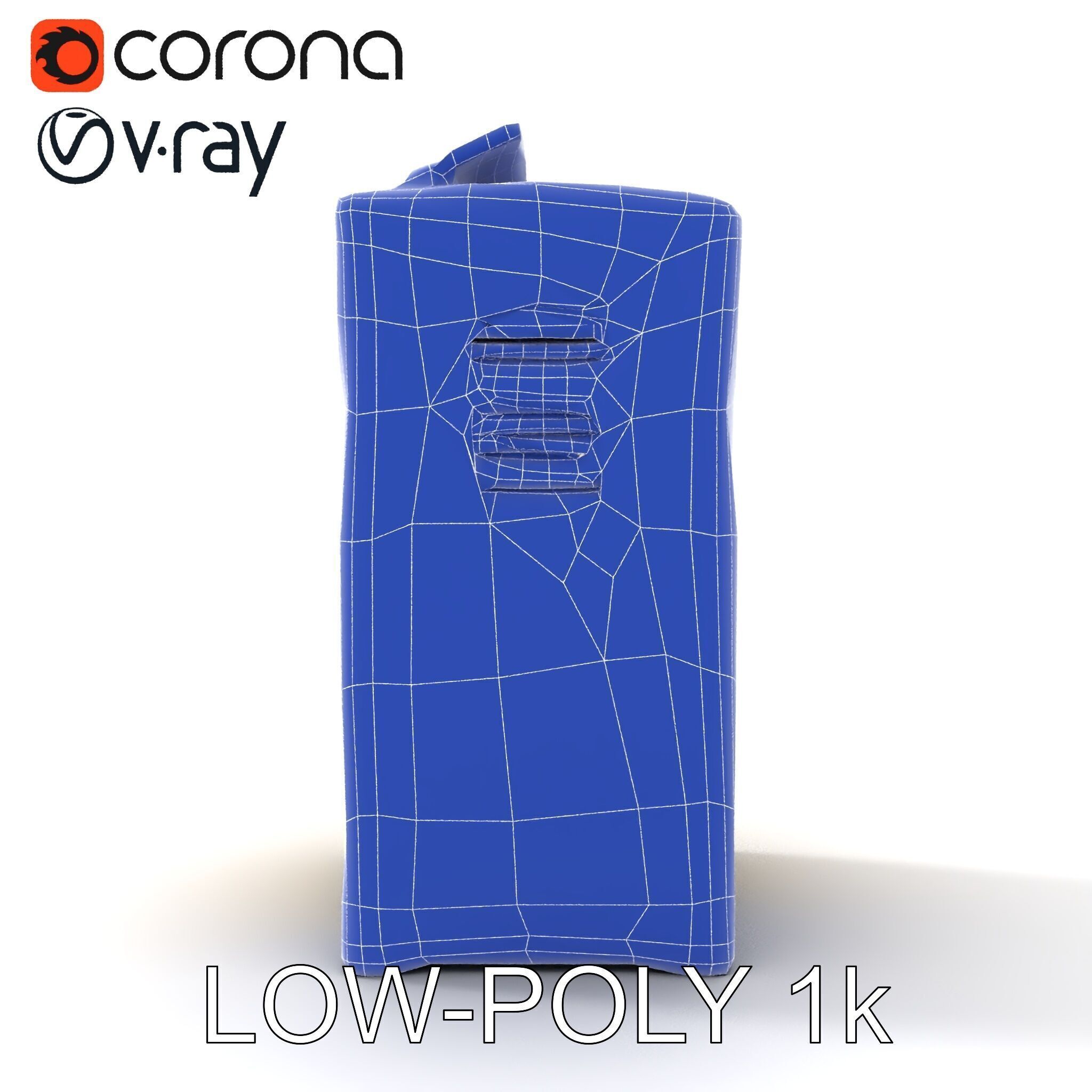 Portable Toilet D Model Pack  Realistic Detail Levels Low-poly 3D model_23