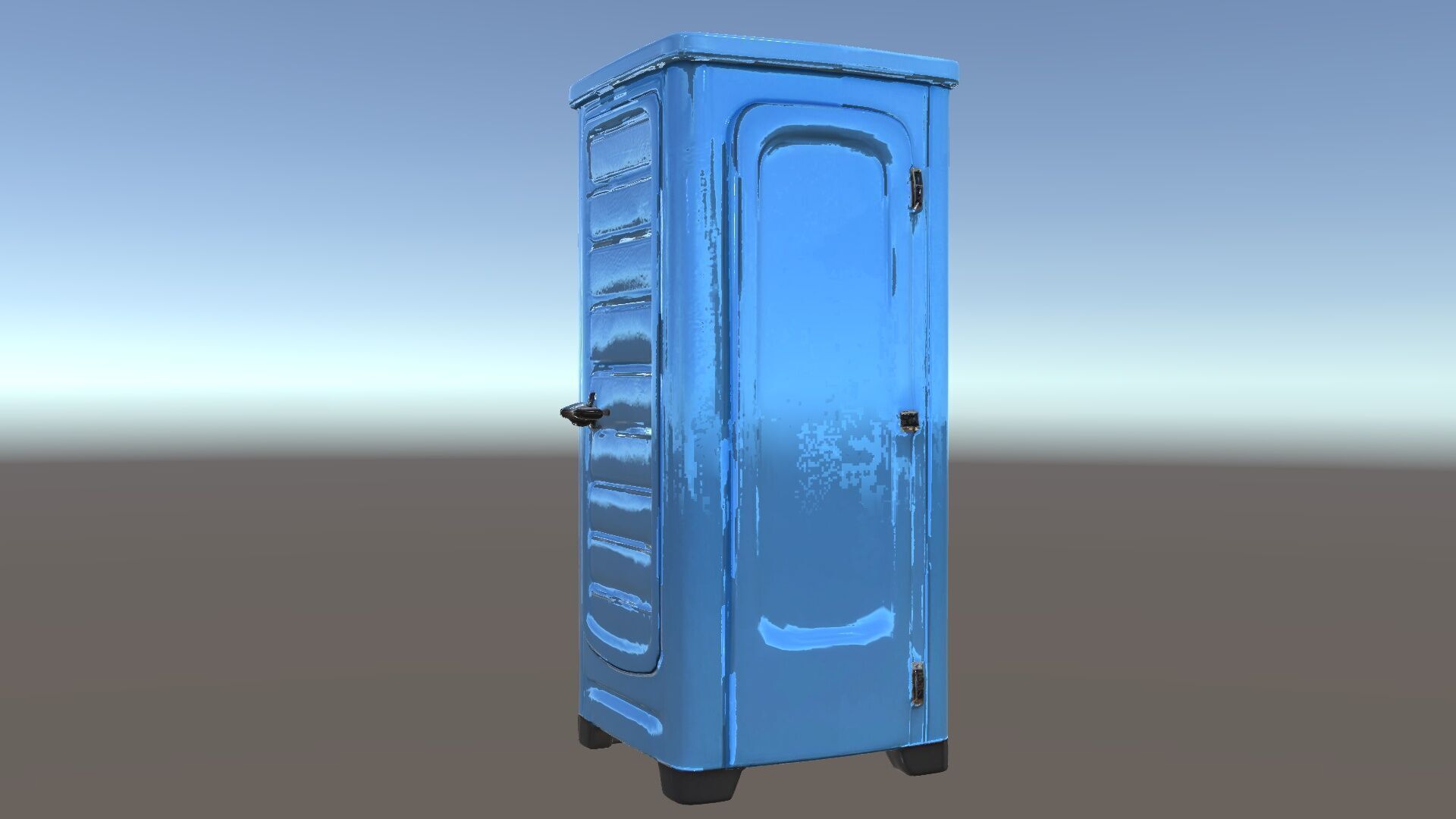 Portable Restroom D Model Pack Low-poly 3D model_27