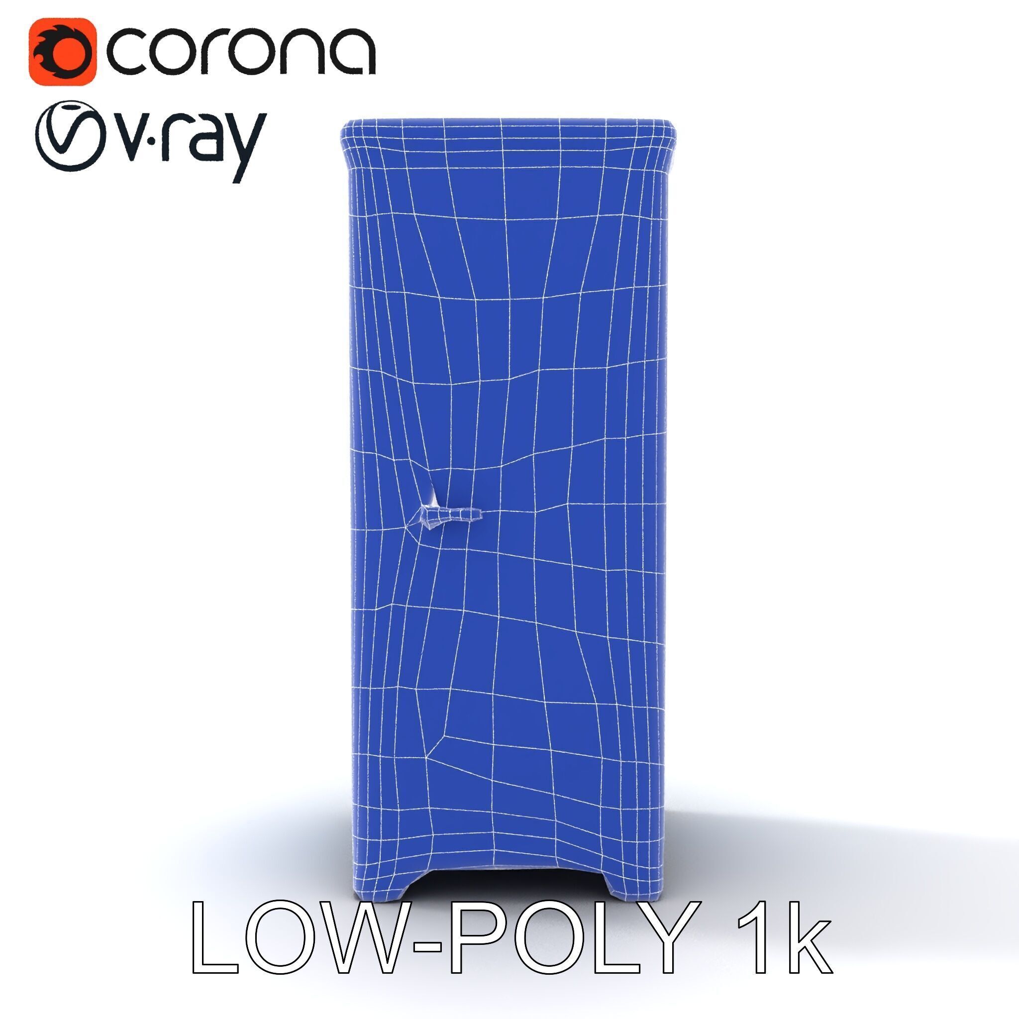 Portable Restroom D Model Pack Low-poly 3D model_25