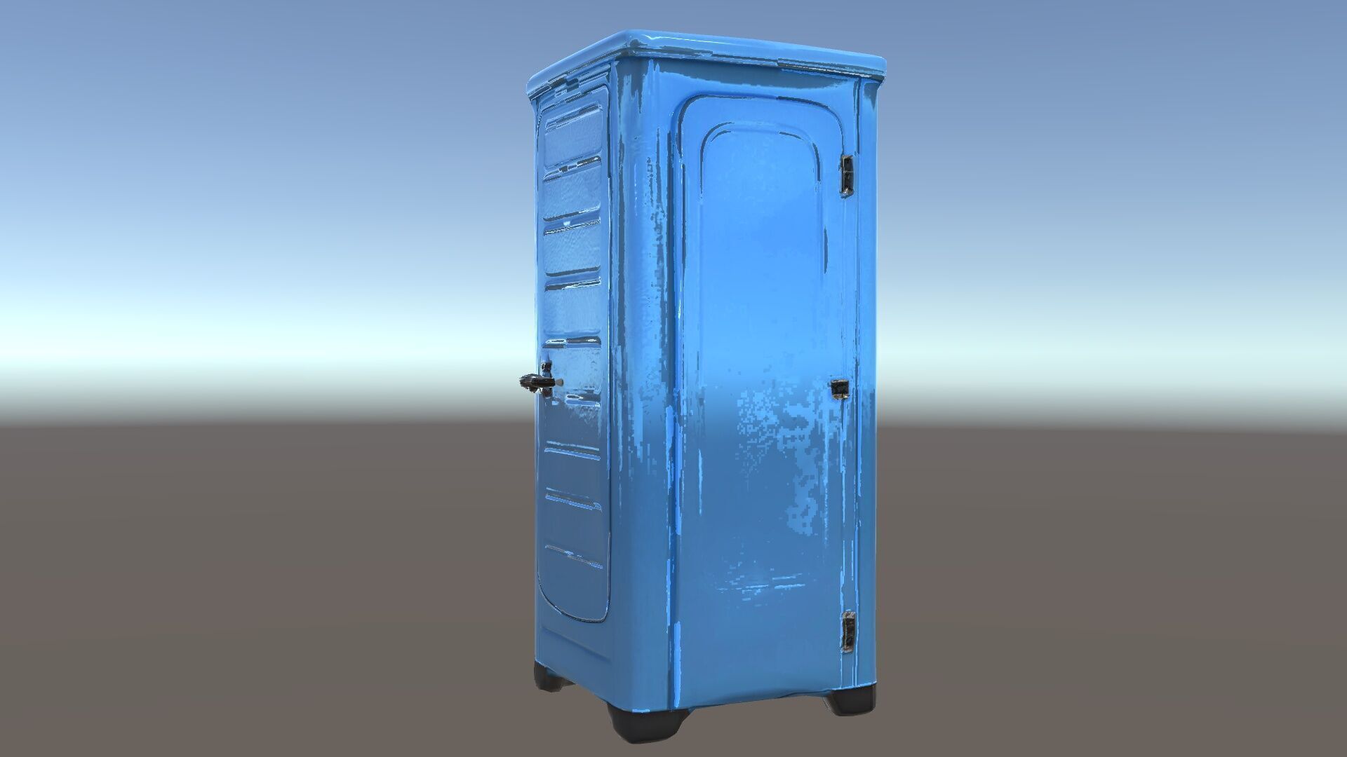 Portable Restroom D Model Pack Low-poly 3D model_9
