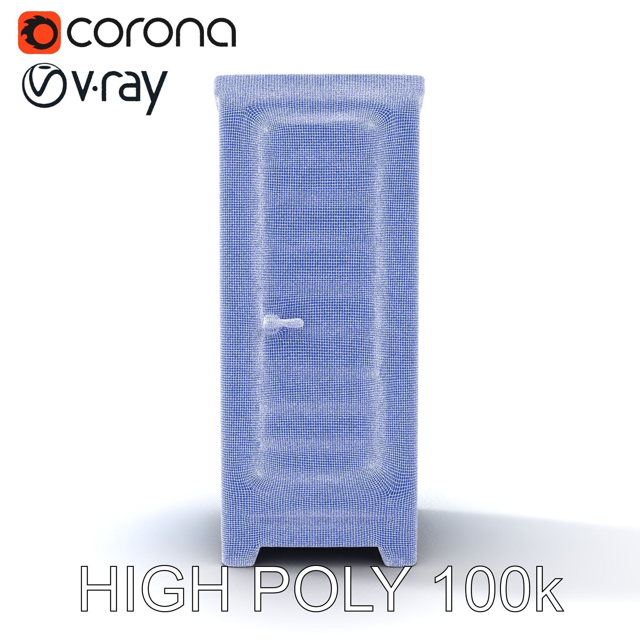 Portable Restroom D Model Pack Low-poly 3D model_10