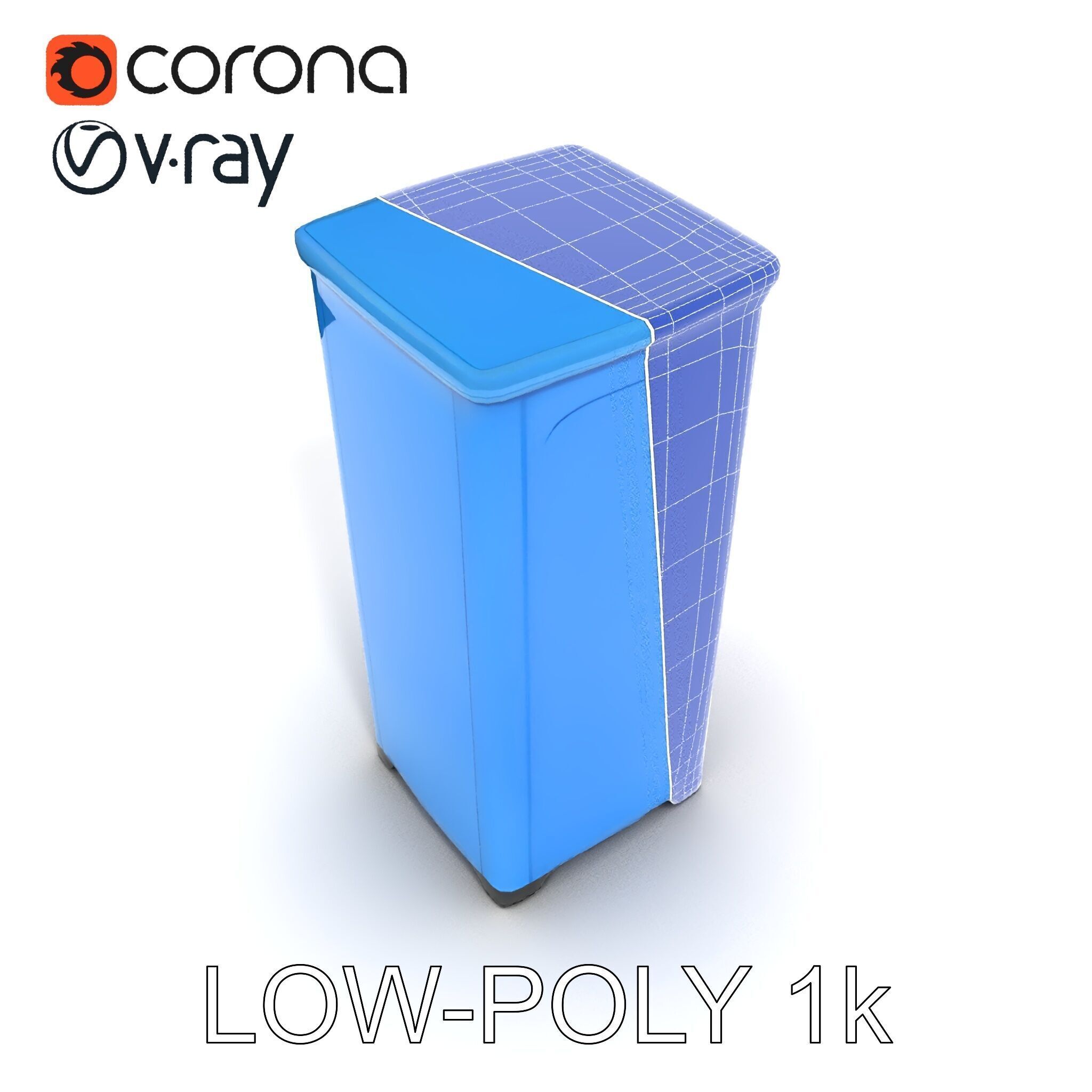 Portable Restroom D Model Pack Low-poly 3D model_31
