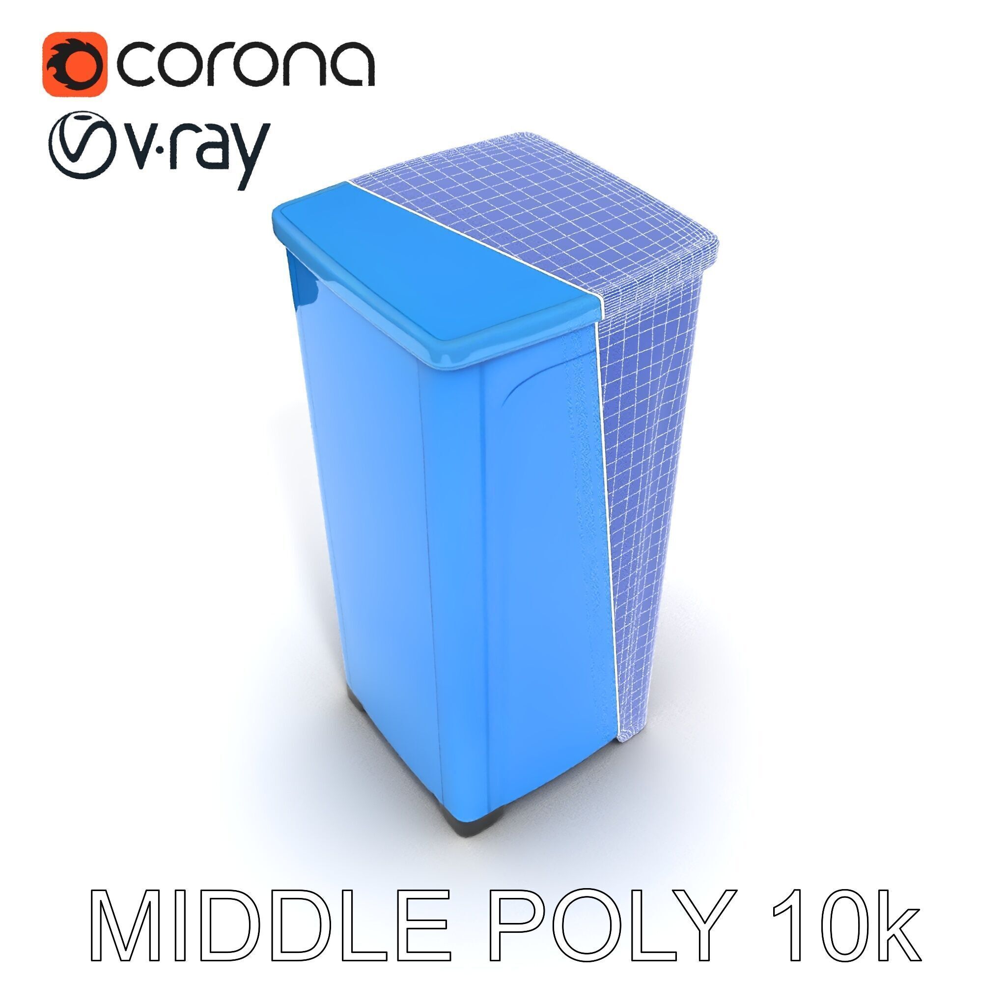 Portable Restroom D Model Pack Low-poly 3D model_8
