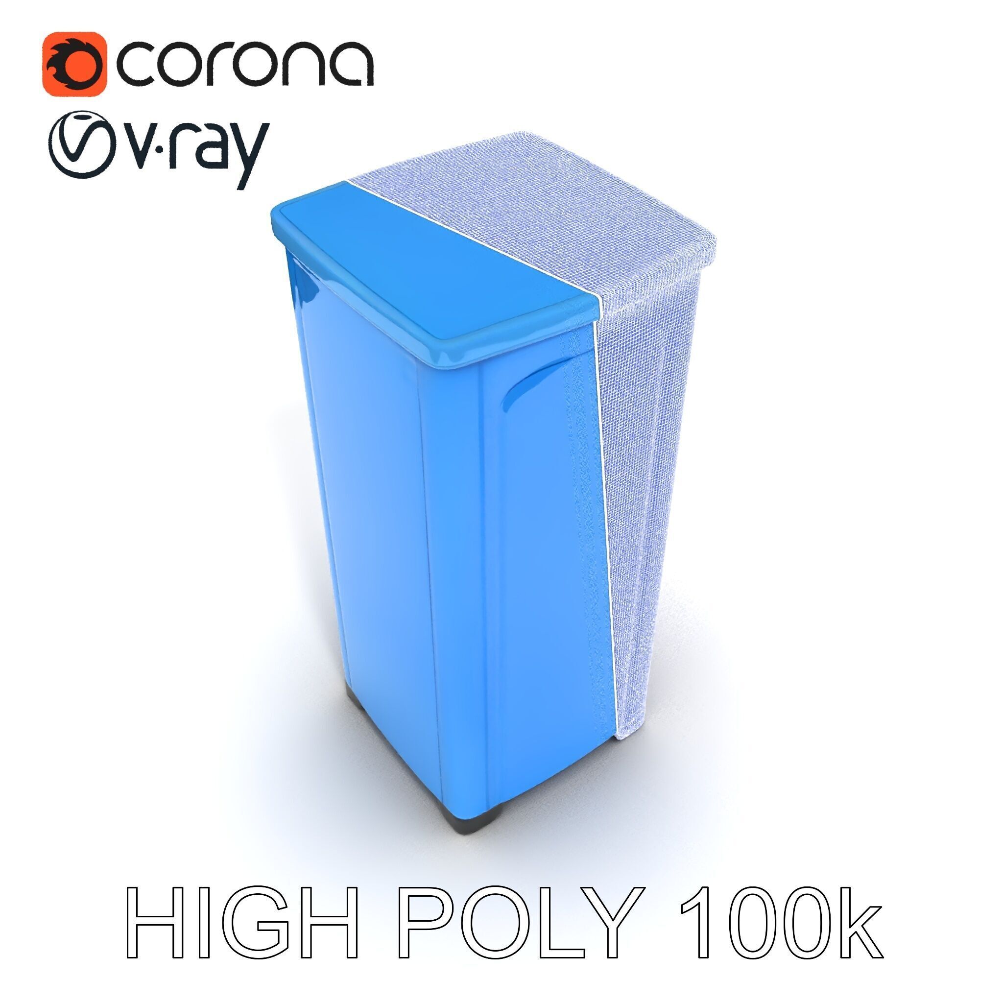 Portable Restroom D Model Pack Low-poly 3D model_15