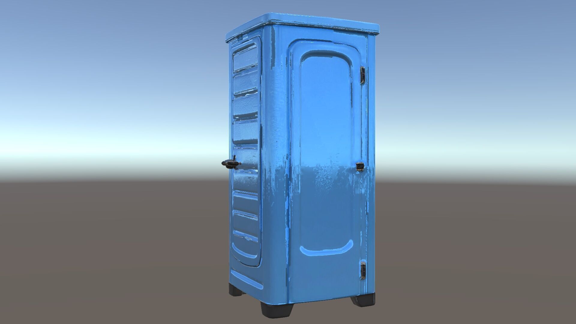 Portable Restroom D Model Pack Low-poly 3D model_5