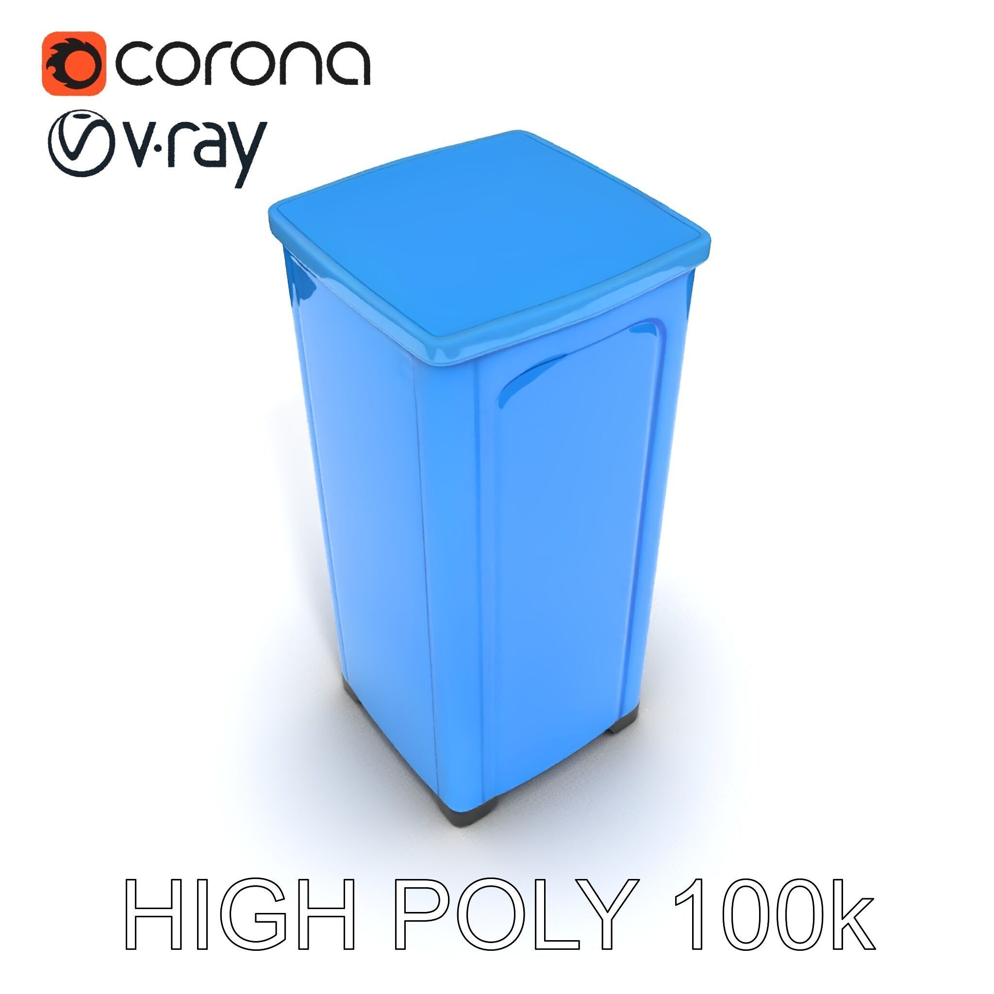 Portable Restroom D Model Pack Low-poly 3D model_29