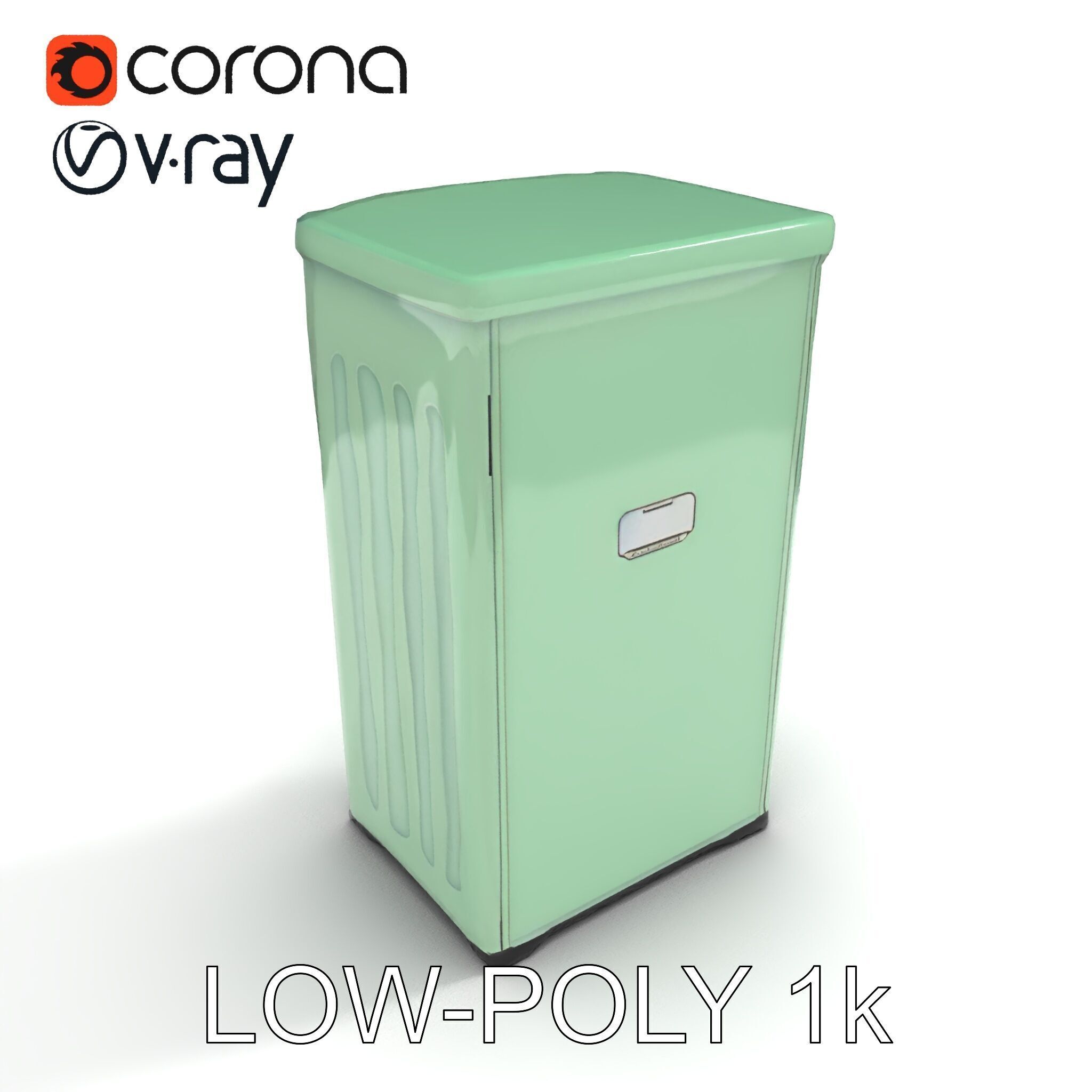 Portable Restroom Model Pack for Urban Scenes Low-poly 3D model_34
