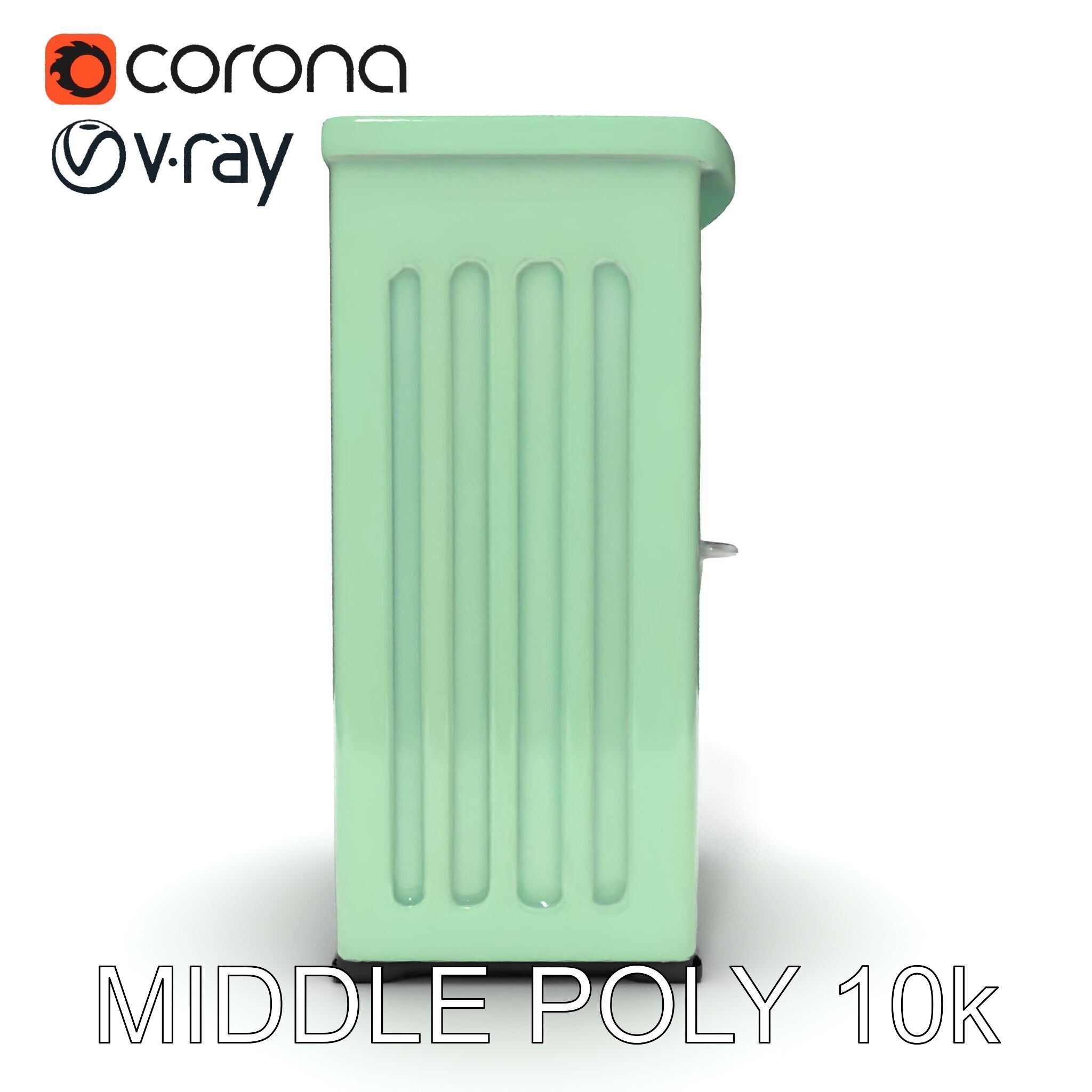 Portable Restroom Model Pack for Urban Scenes Low-poly 3D model_31