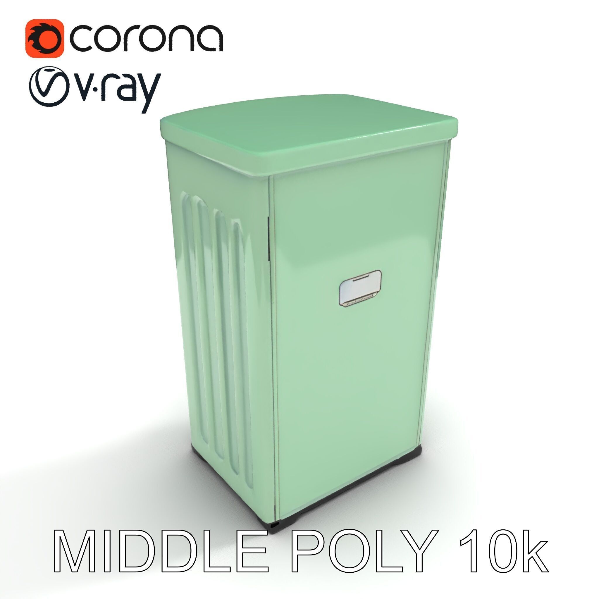 Portable Restroom Model Pack for Urban Scenes Low-poly 3D model_33