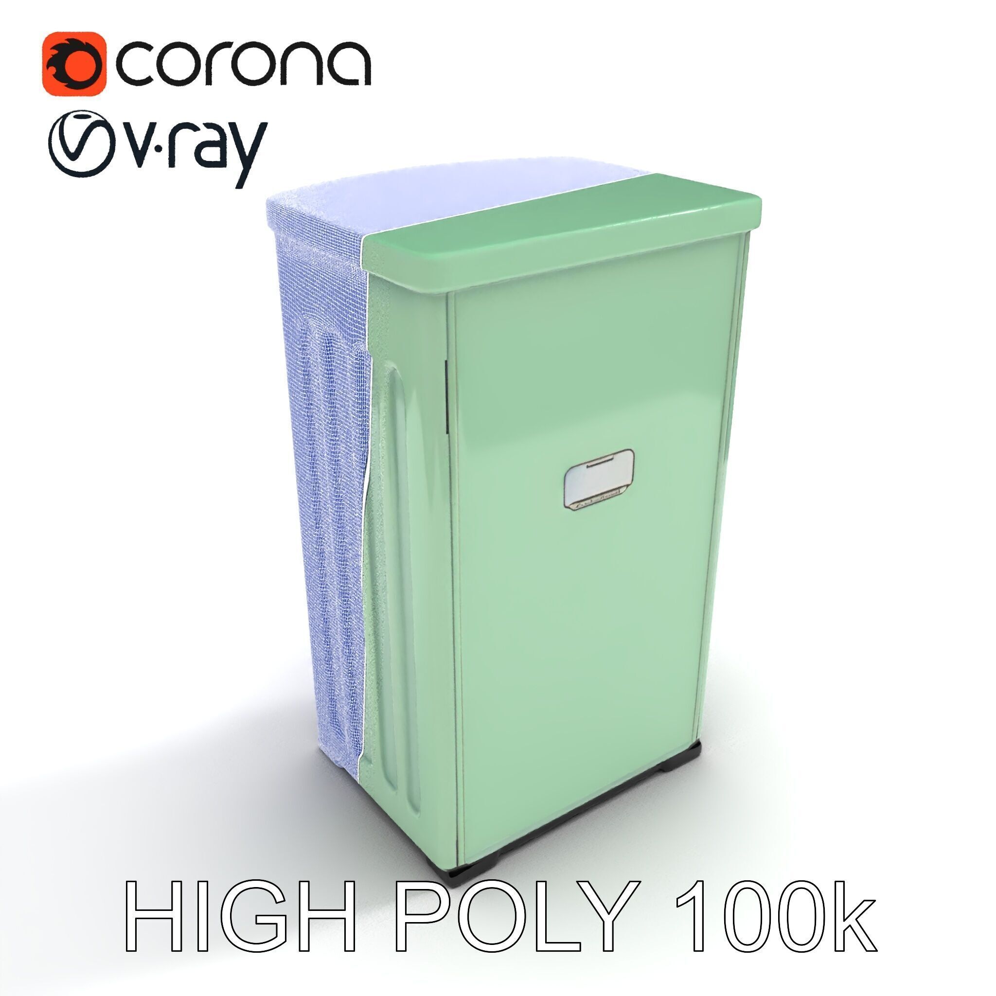 Portable Restroom Model Pack for Urban Scenes Low-poly 3D model_35