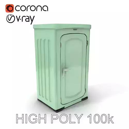 Portable Restroom Model Pack for Urban Scenes