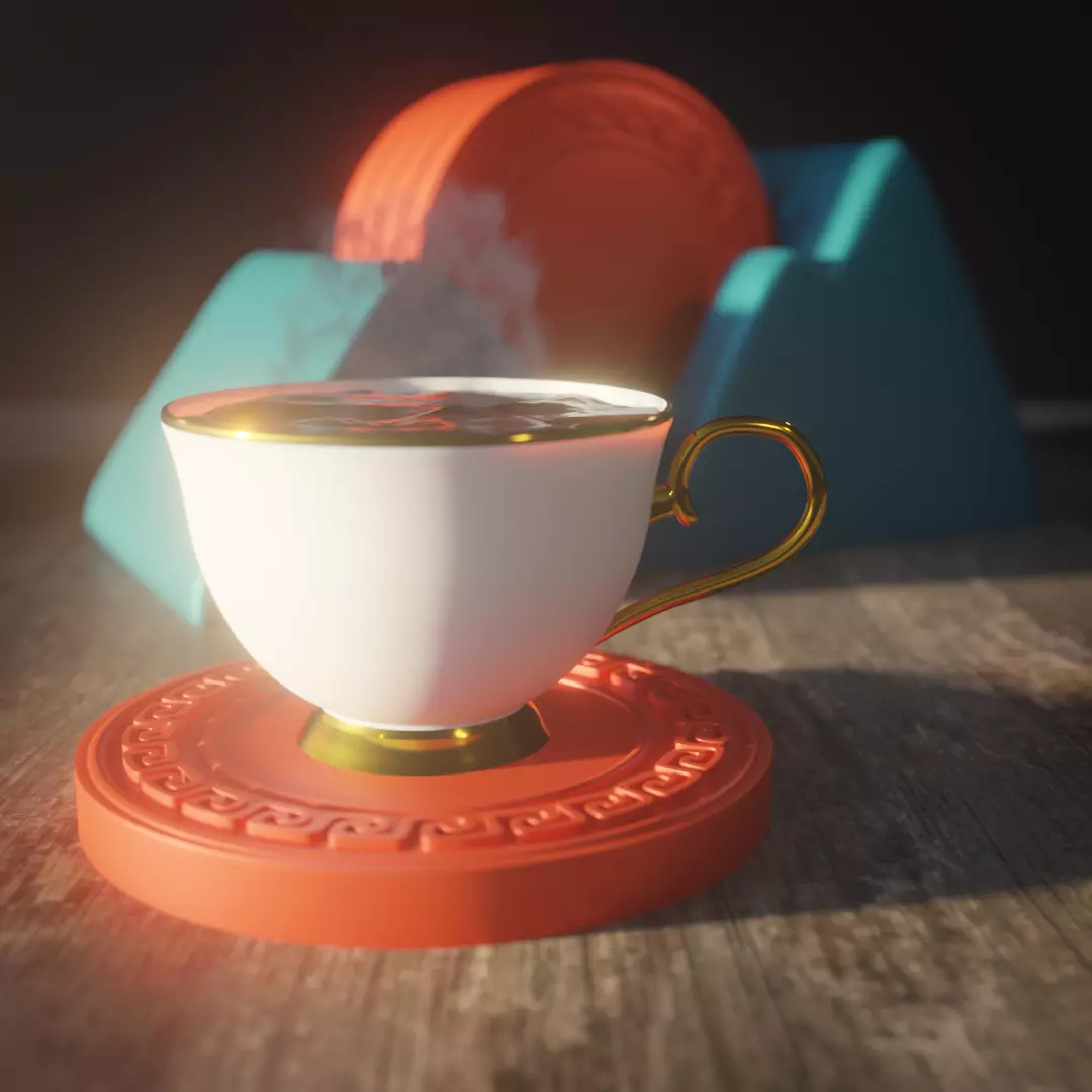 Sunrise Coaster 3D model