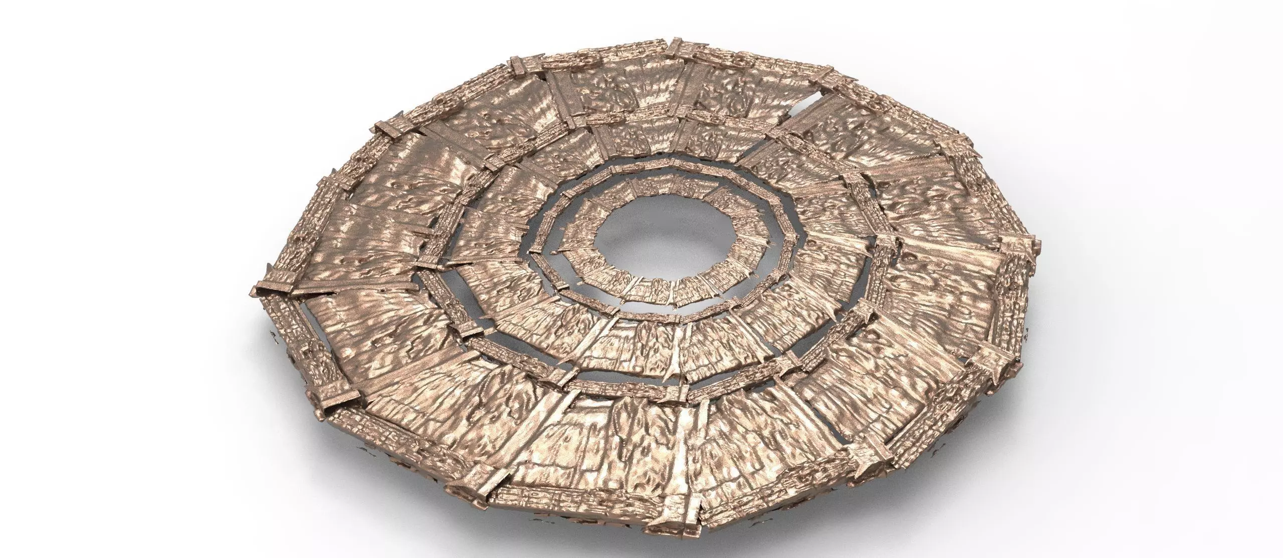 Greek medusa ring 1 3D model_0