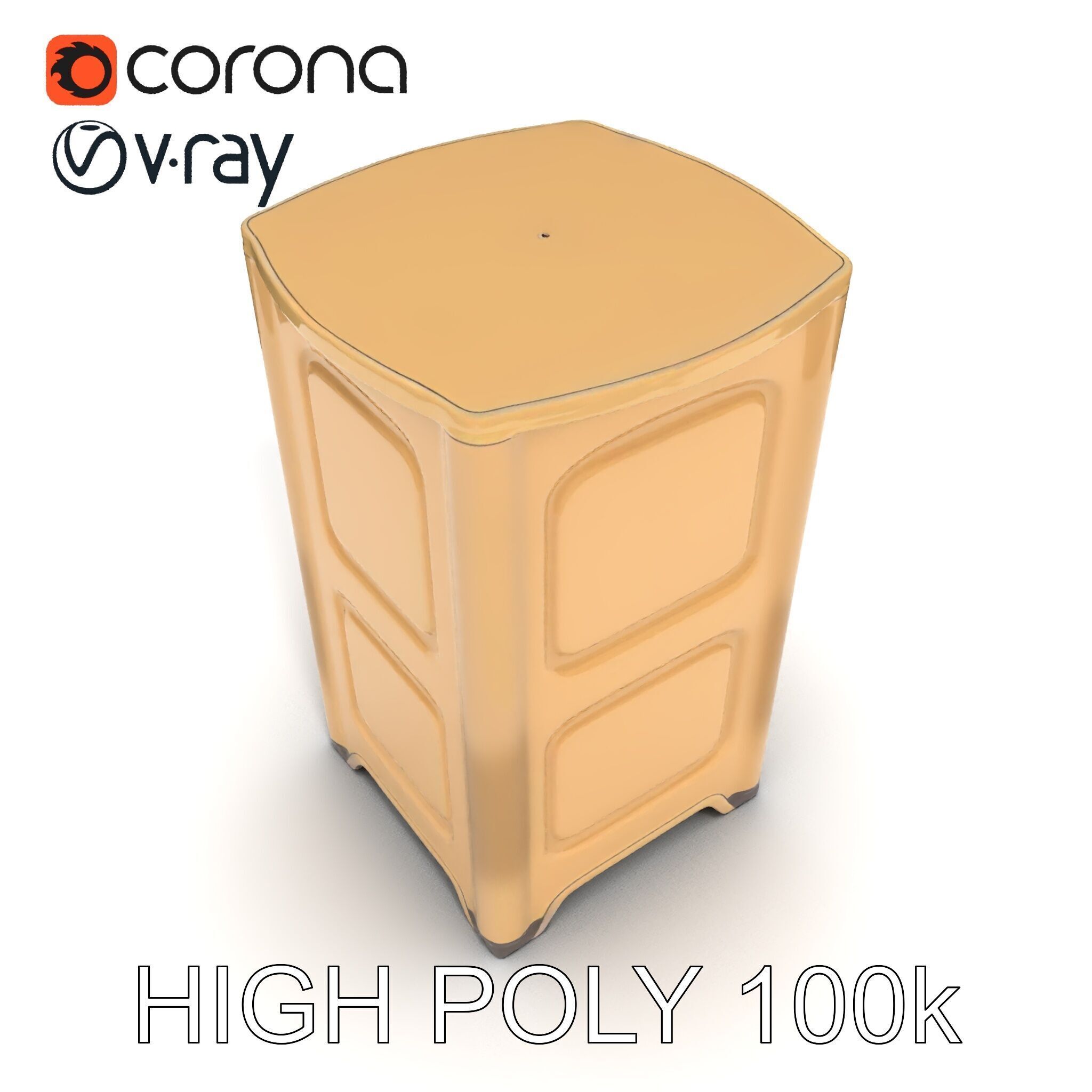 Portable Toilet Model Pack with Detailed Textures and UV Mapping Low-poly 3D model_27