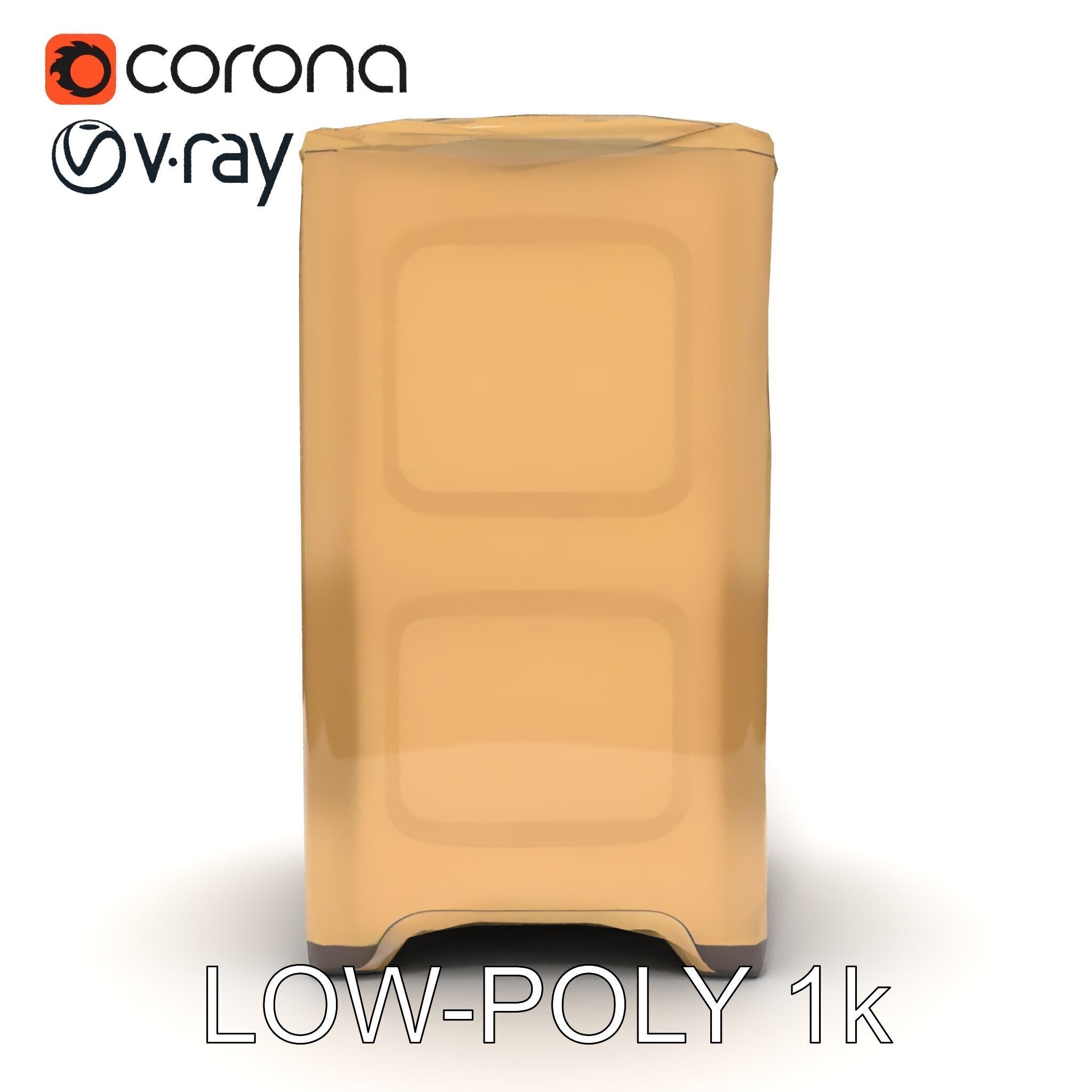 Portable Toilet Model Pack with Detailed Textures and UV Mapping Low-poly 3D model_29