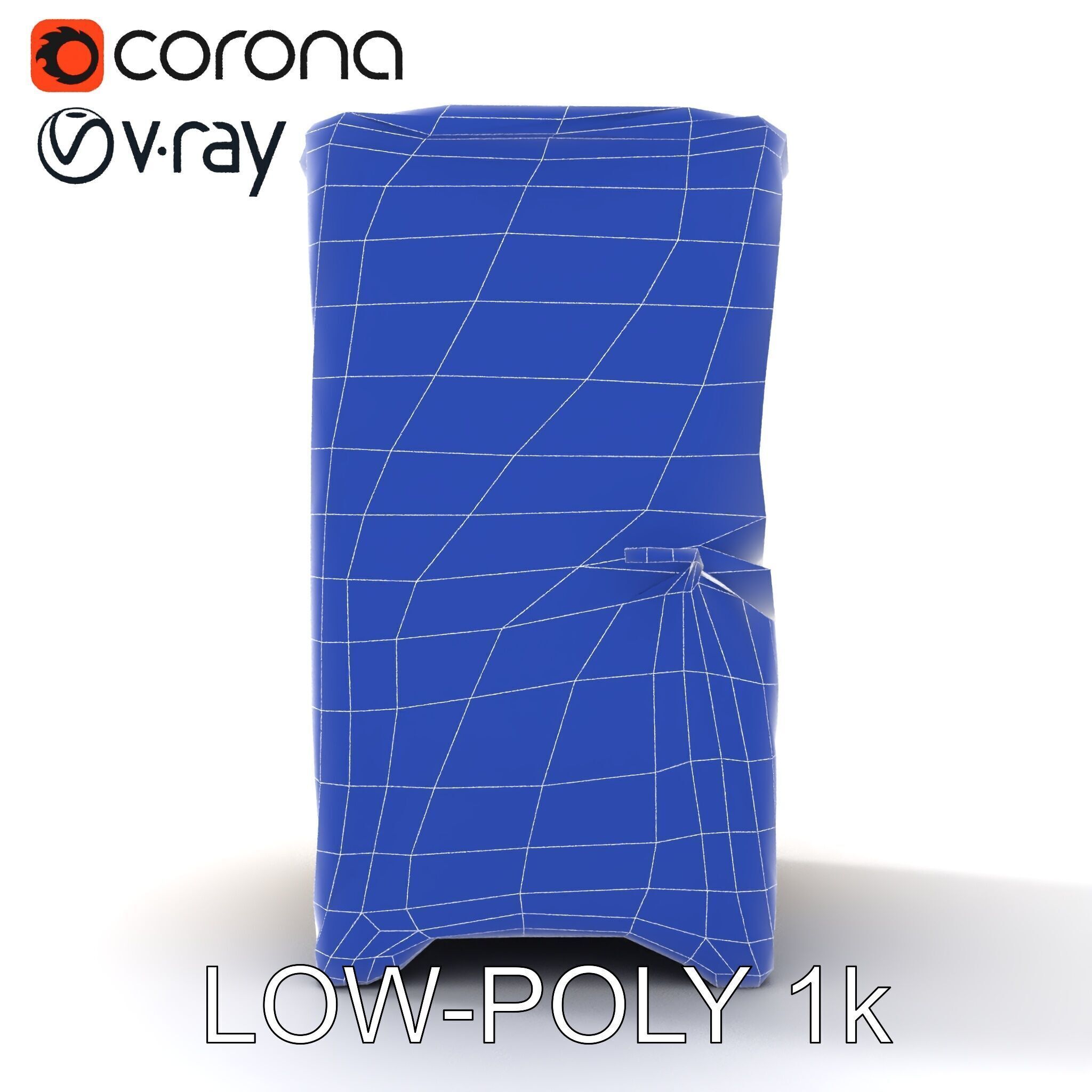 Portable Toilet Model Pack with Detailed Textures and UV Mapping Low-poly 3D model_22