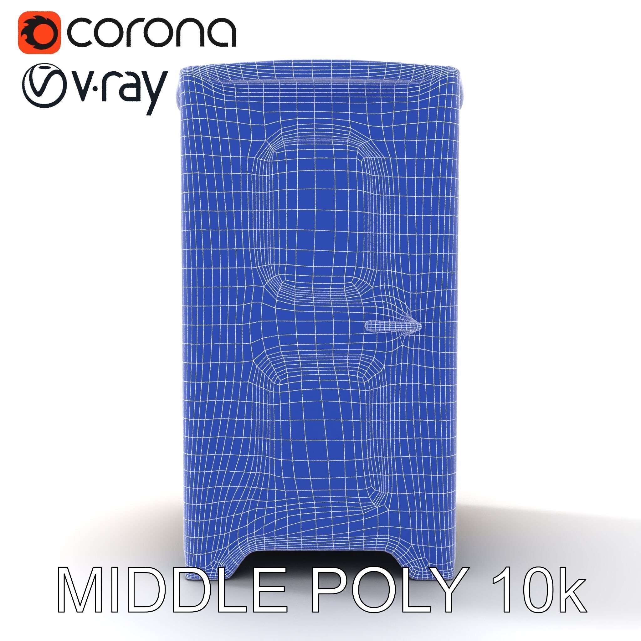 Portable Toilet Model Pack with Detailed Textures and UV Mapping Low-poly 3D model_25