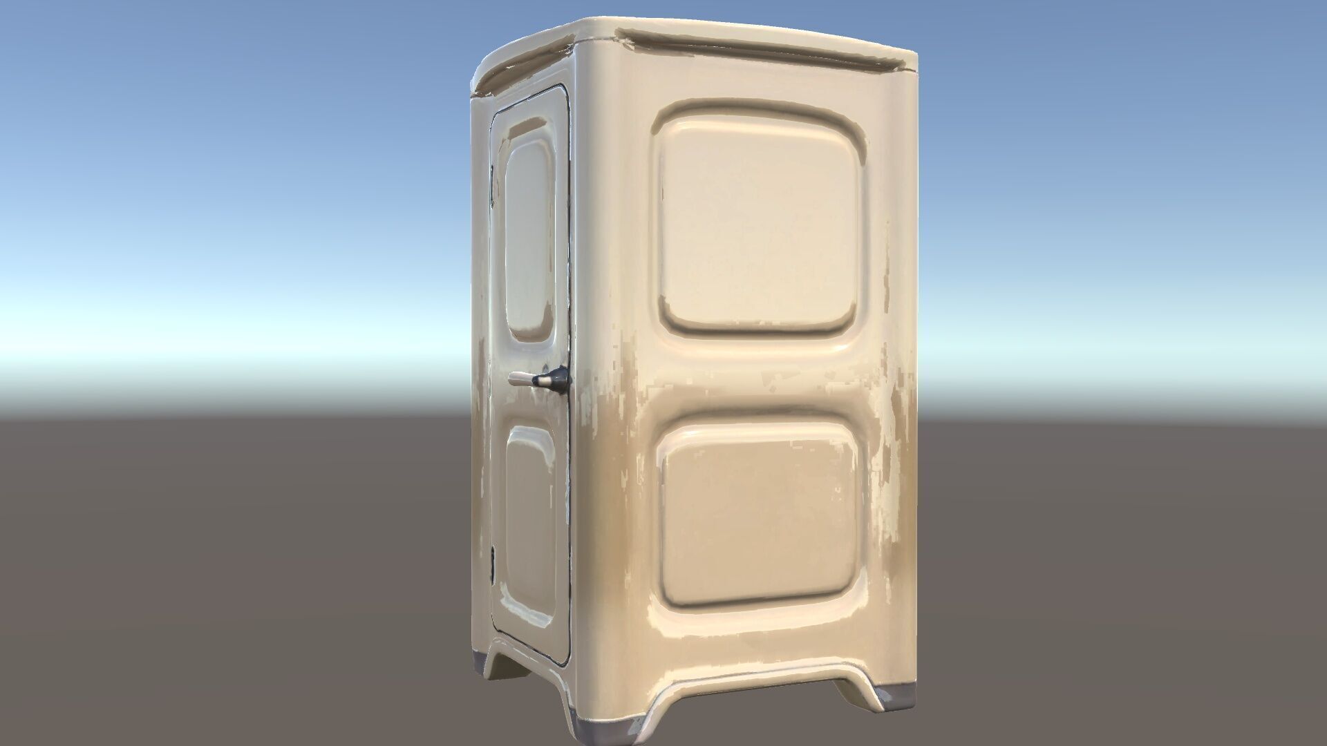 Portable Toilet Model Pack with Detailed Textures and UV Mapping Low-poly 3D model_15