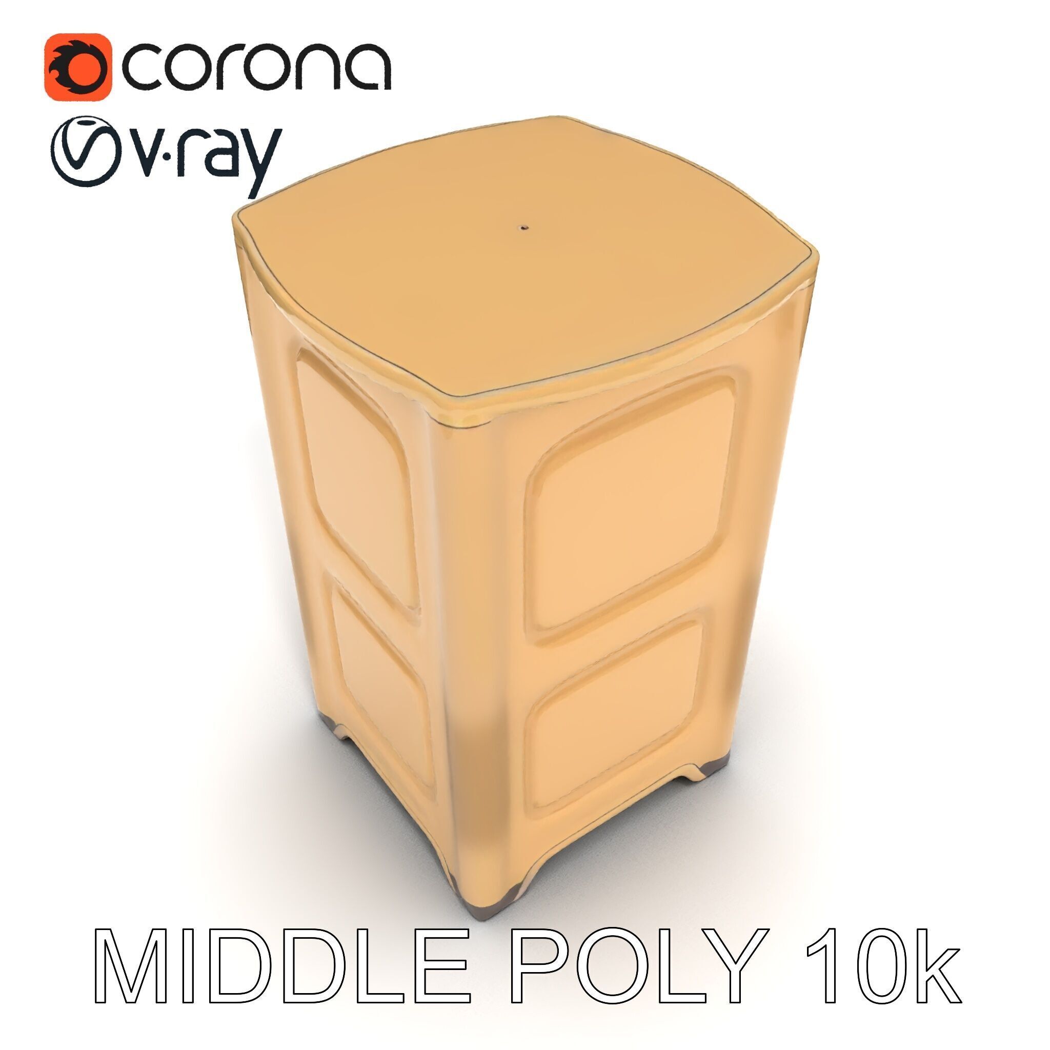 Portable Toilet Model Pack with Detailed Textures and UV Mapping Low-poly 3D model_9