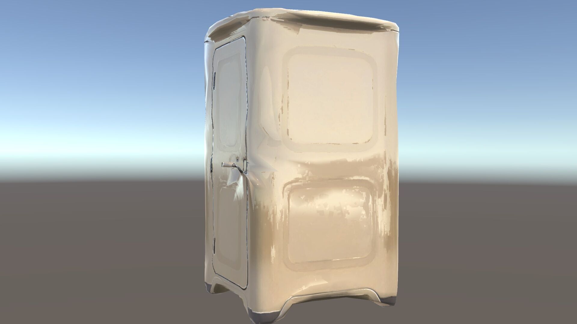 Portable Toilet Model Pack with Detailed Textures and UV Mapping Low-poly 3D model_34