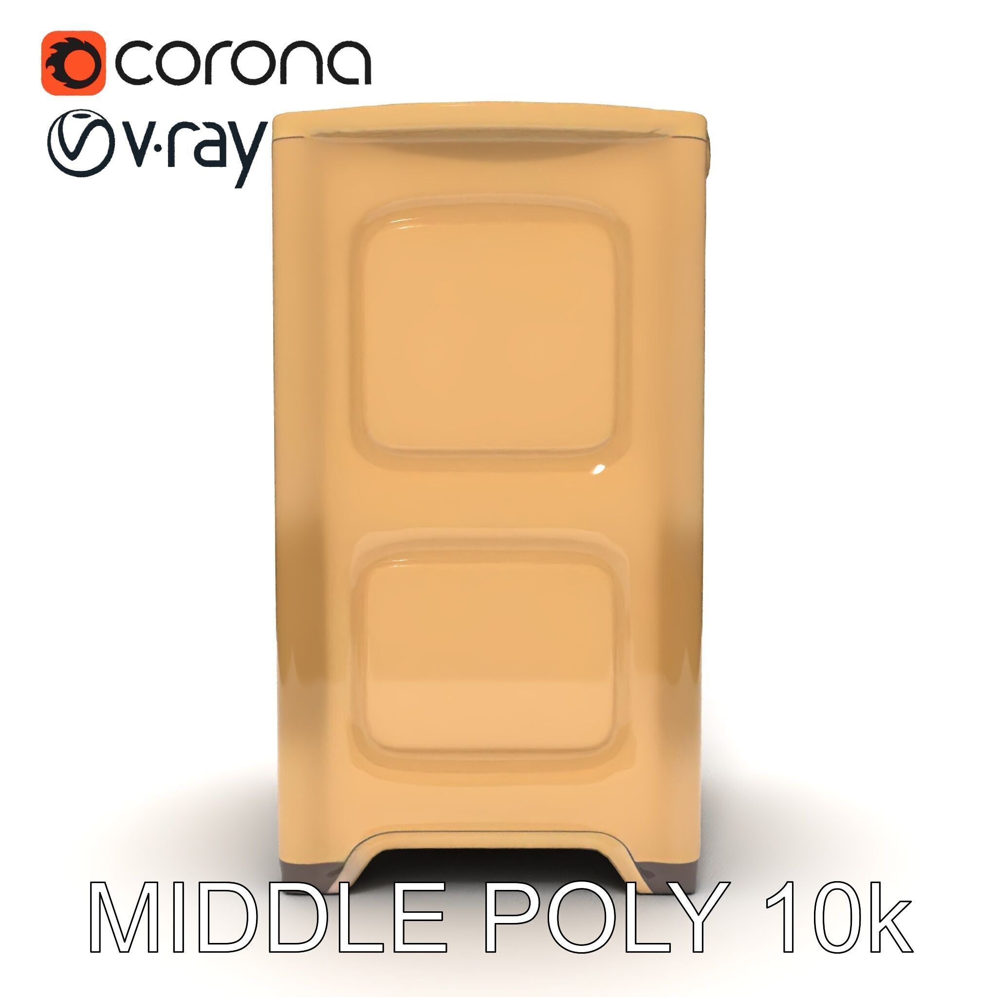 Portable Toilet Model Pack with Detailed Textures and UV Mapping Low-poly 3D model_21