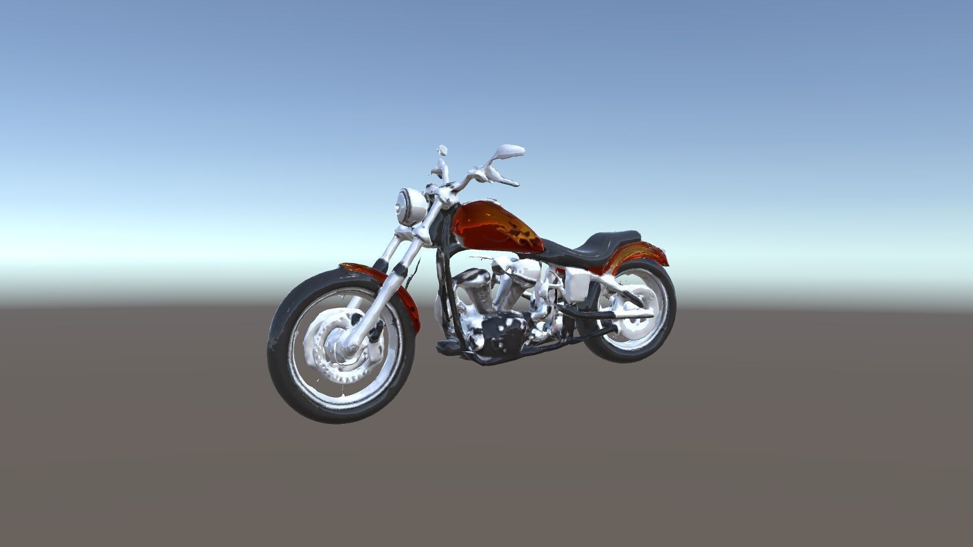 Custom Motorcycle D Model Pack Low-poly 3D model_5