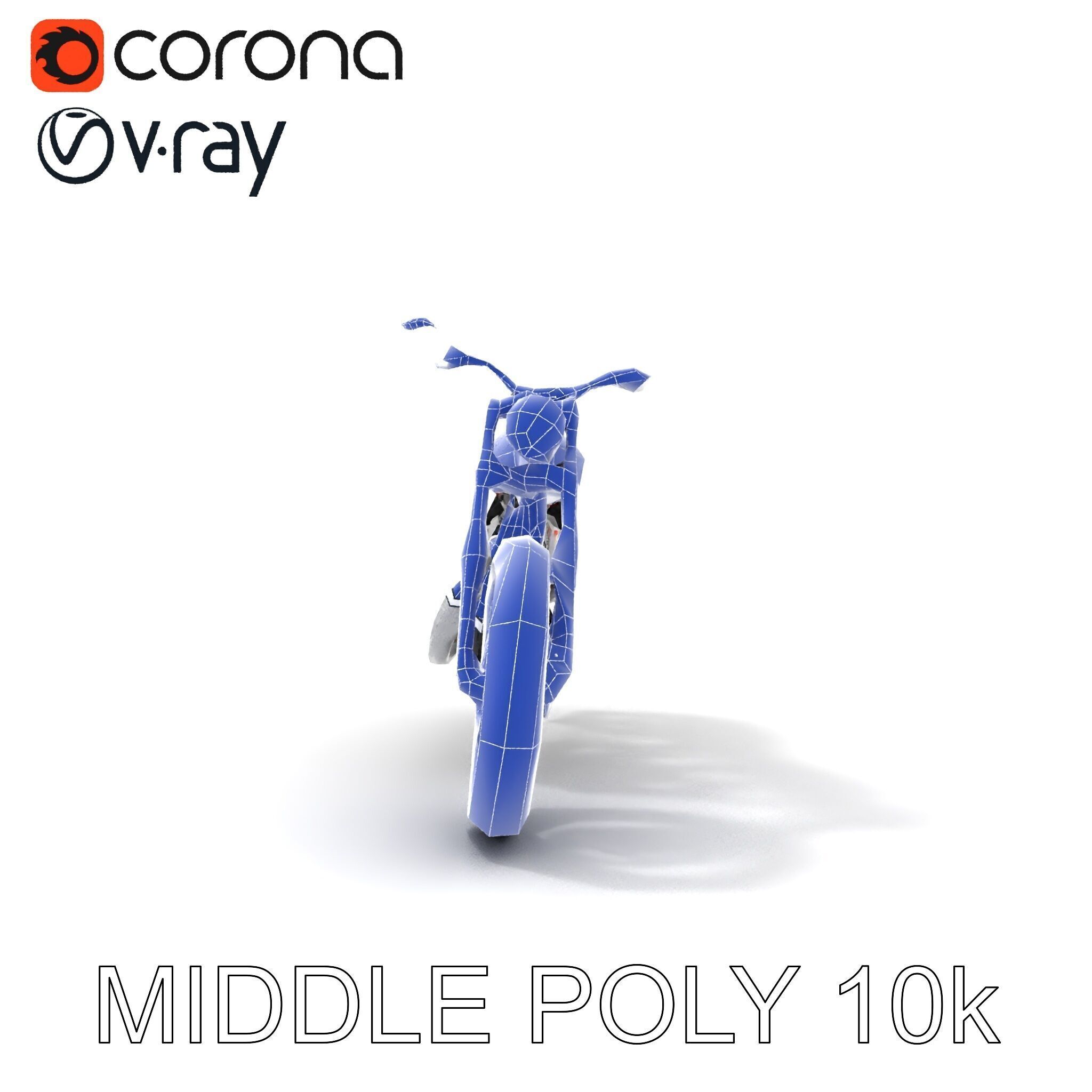 Custom Motorcycle D Model Pack Low-poly 3D model_9