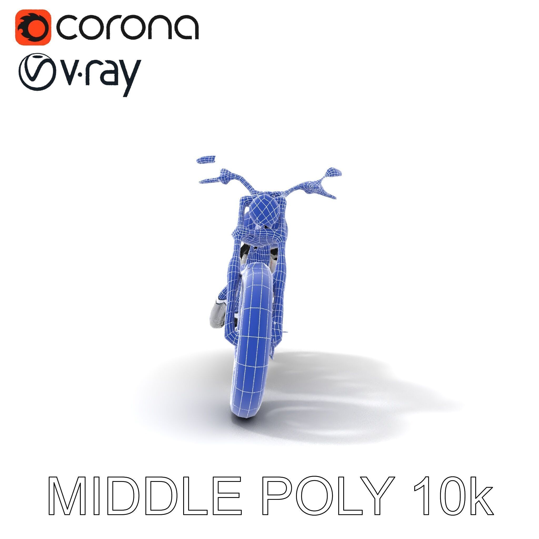 Custom Motorcycle D Model Pack Low-poly 3D model_13