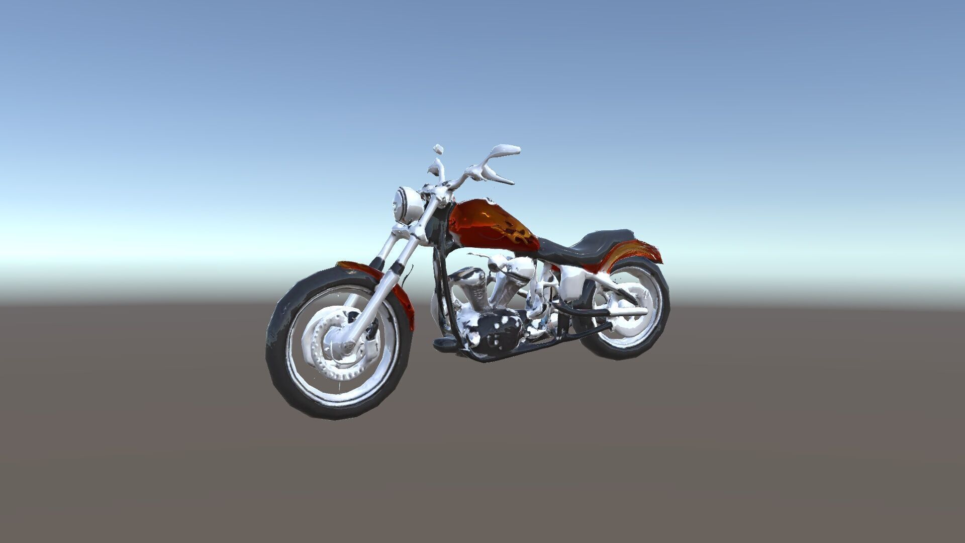 Custom Motorcycle D Model Pack Low-poly 3D model_8