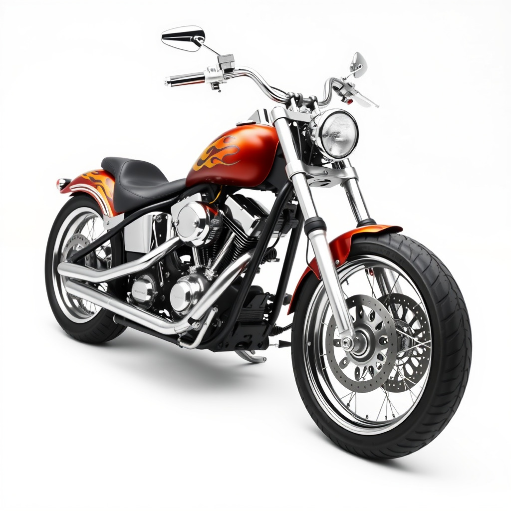 Custom Motorcycle D Model Pack Low-poly 3D model_4