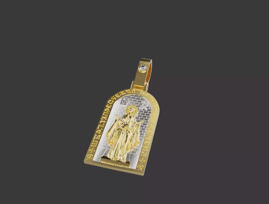 Mother of God Icon 52817 3D print model_0
