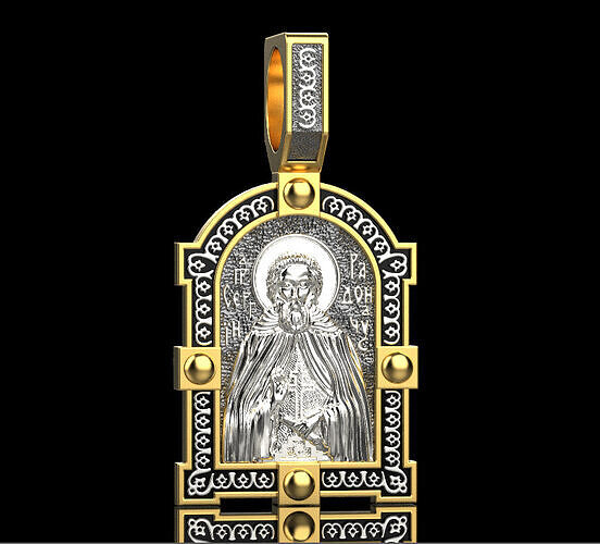 Sergius of Radonezh Pendant 52041 3D print model