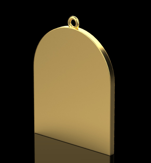 Saint Nicholas Pendant 51130 3D print model_2