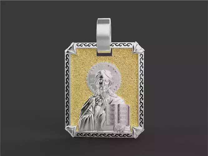 Christ Pantocrator Pendant 30774