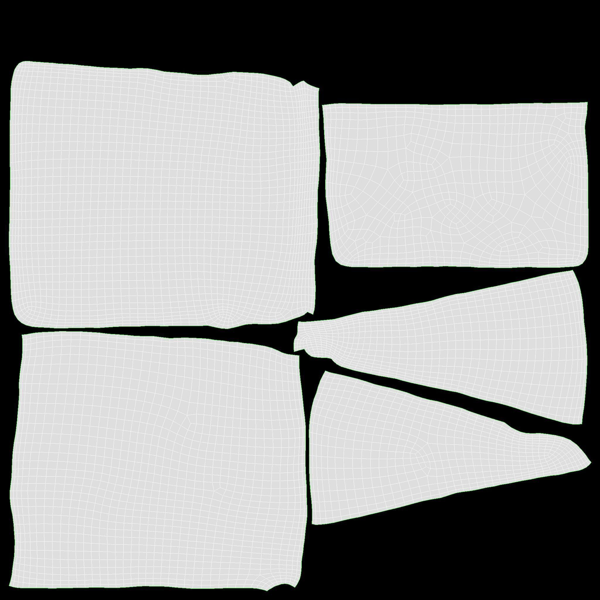 Blue cheese piece Low-poly 3D model_10