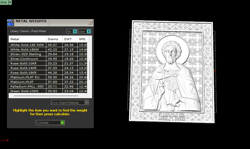 Saint Icon 30335 3D print model_5