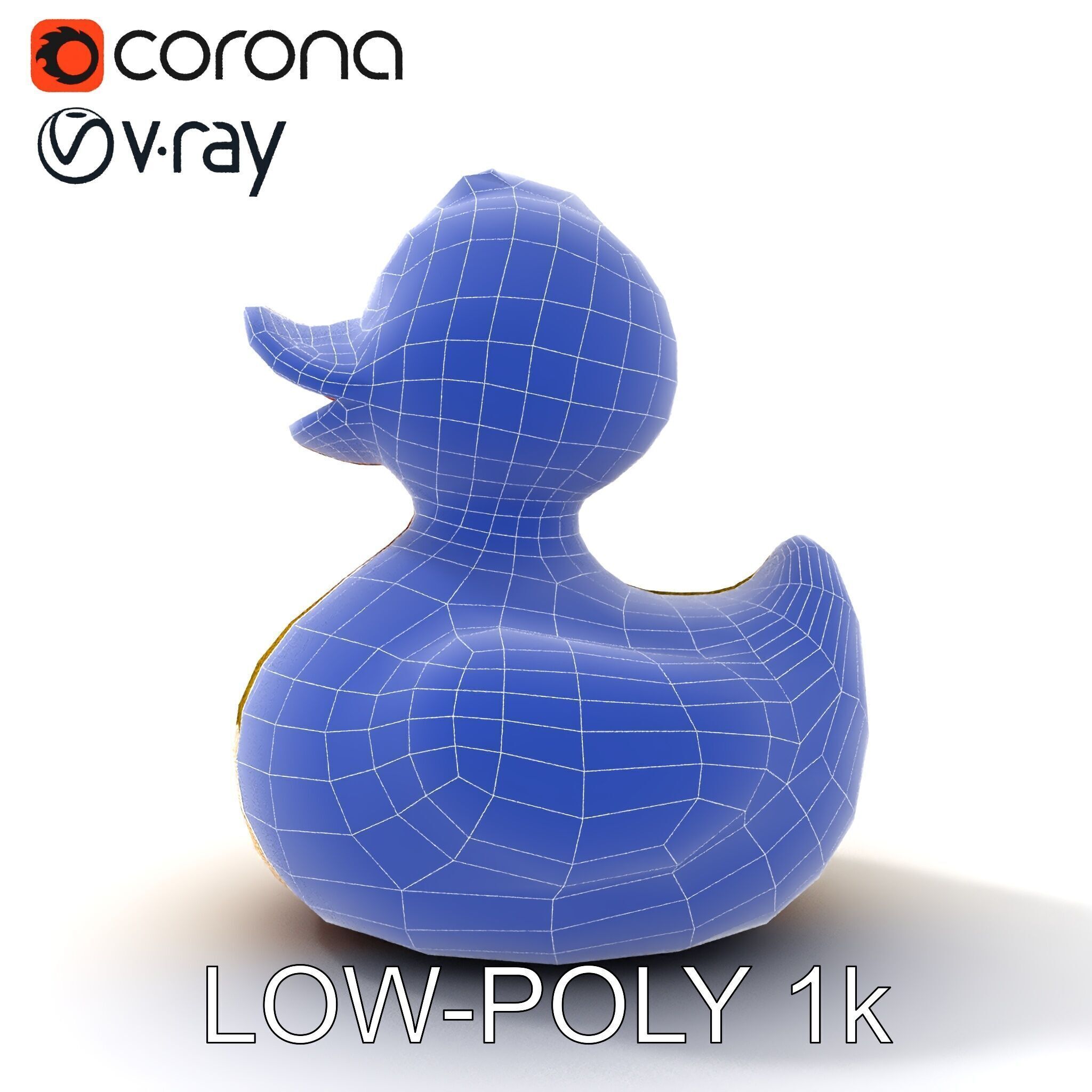Rubber Duck D Model Pack Low-poly 3D model_24