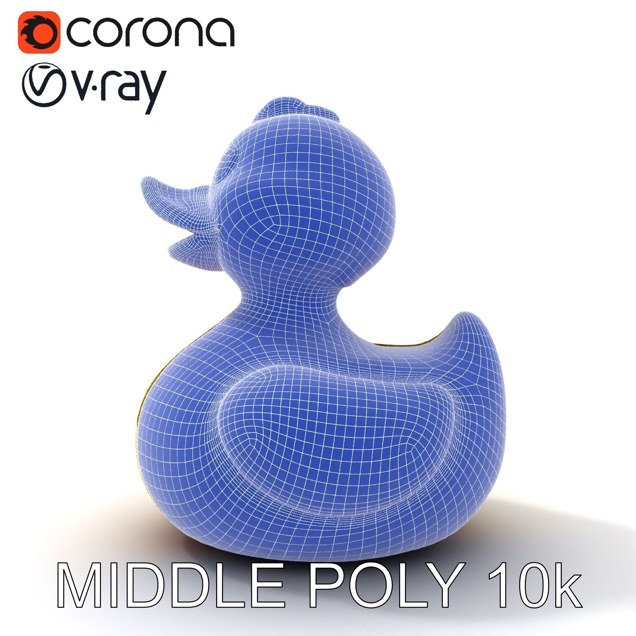 Rubber Duck D Model Pack Low-poly 3D model_31