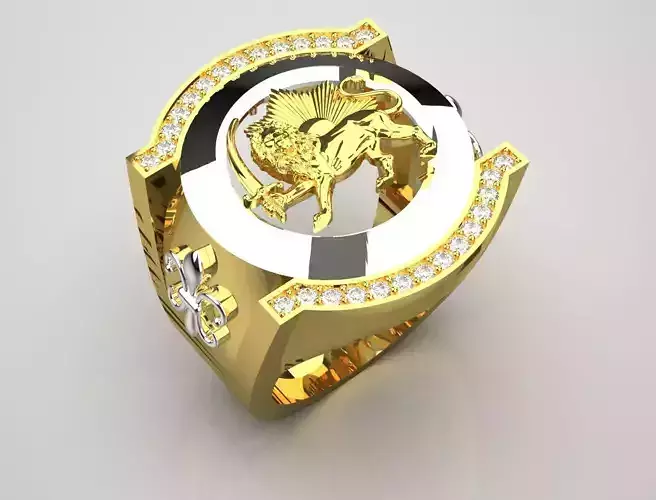 shir va khorshid ring mr0147 3D print model