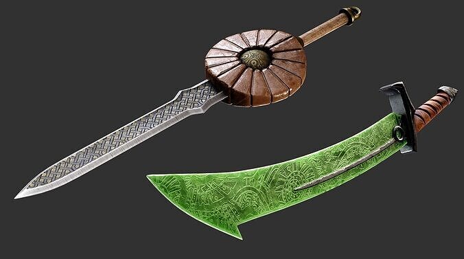 Sword Base Mesh 3D model