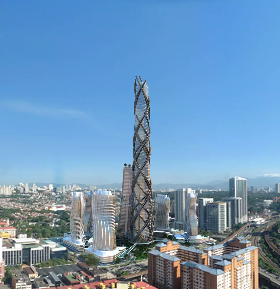 The Beanstalk Tower Low-poly 3D model_0